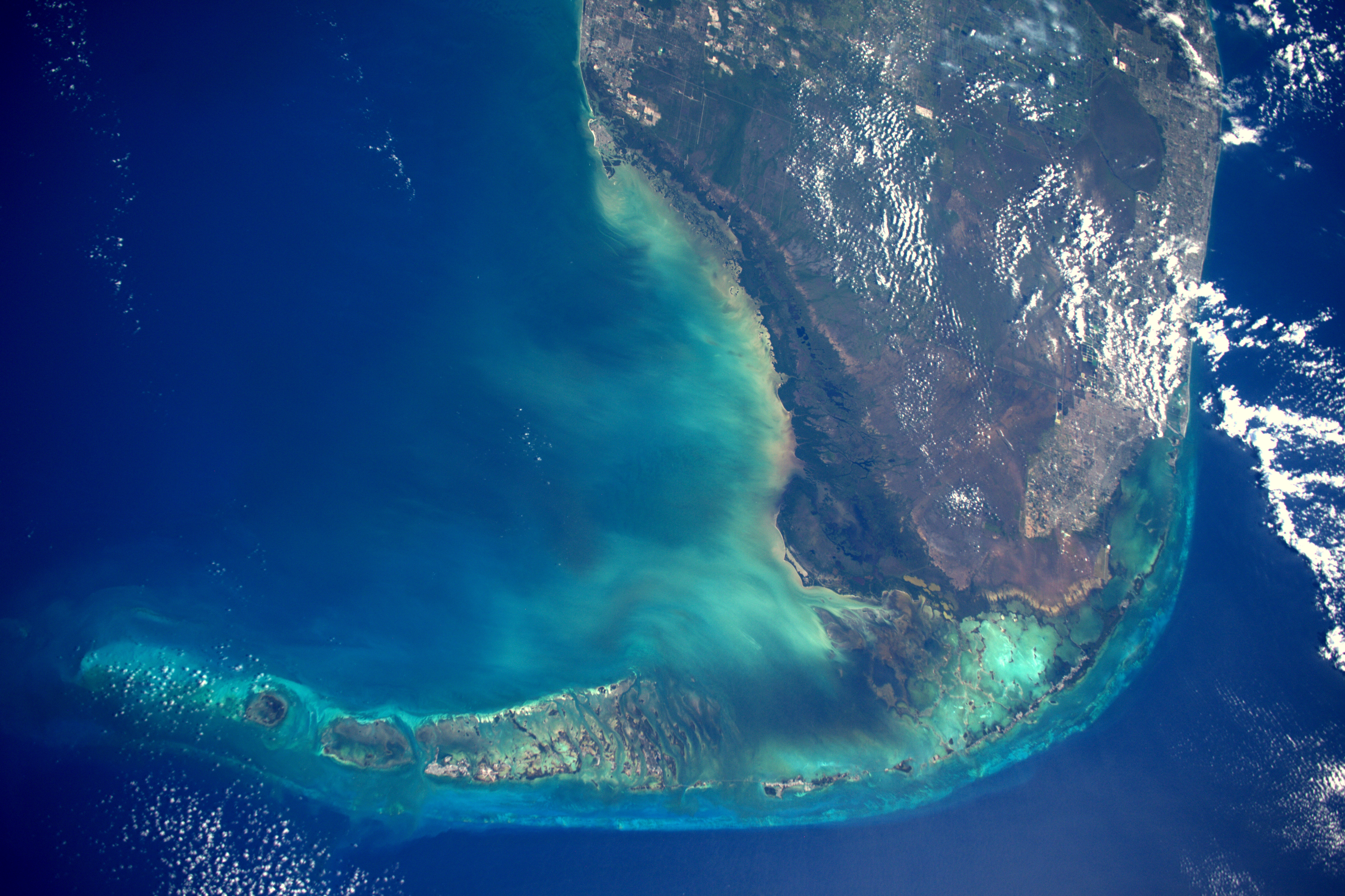 Флорида вид из космоса