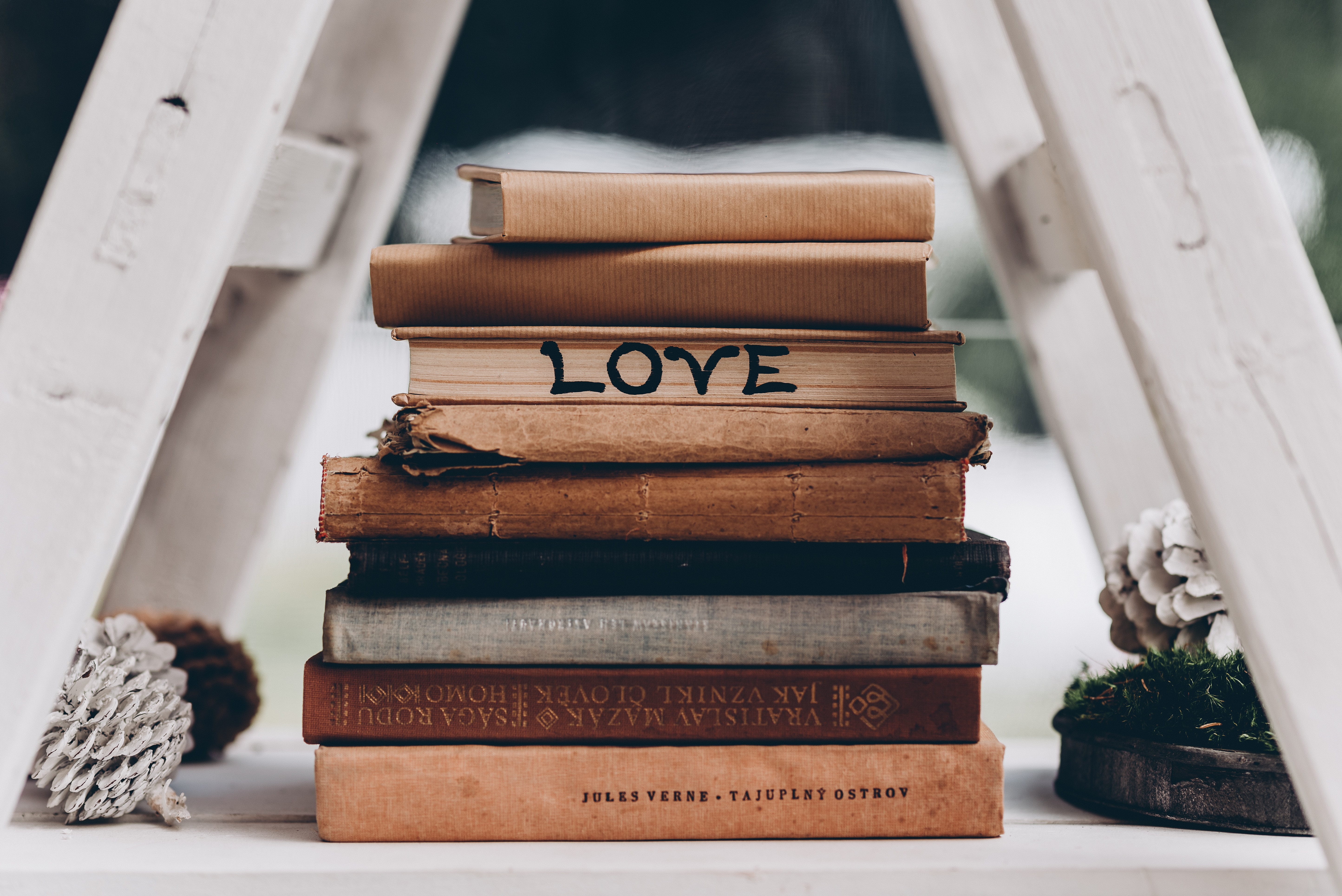 books, inscription, love, words