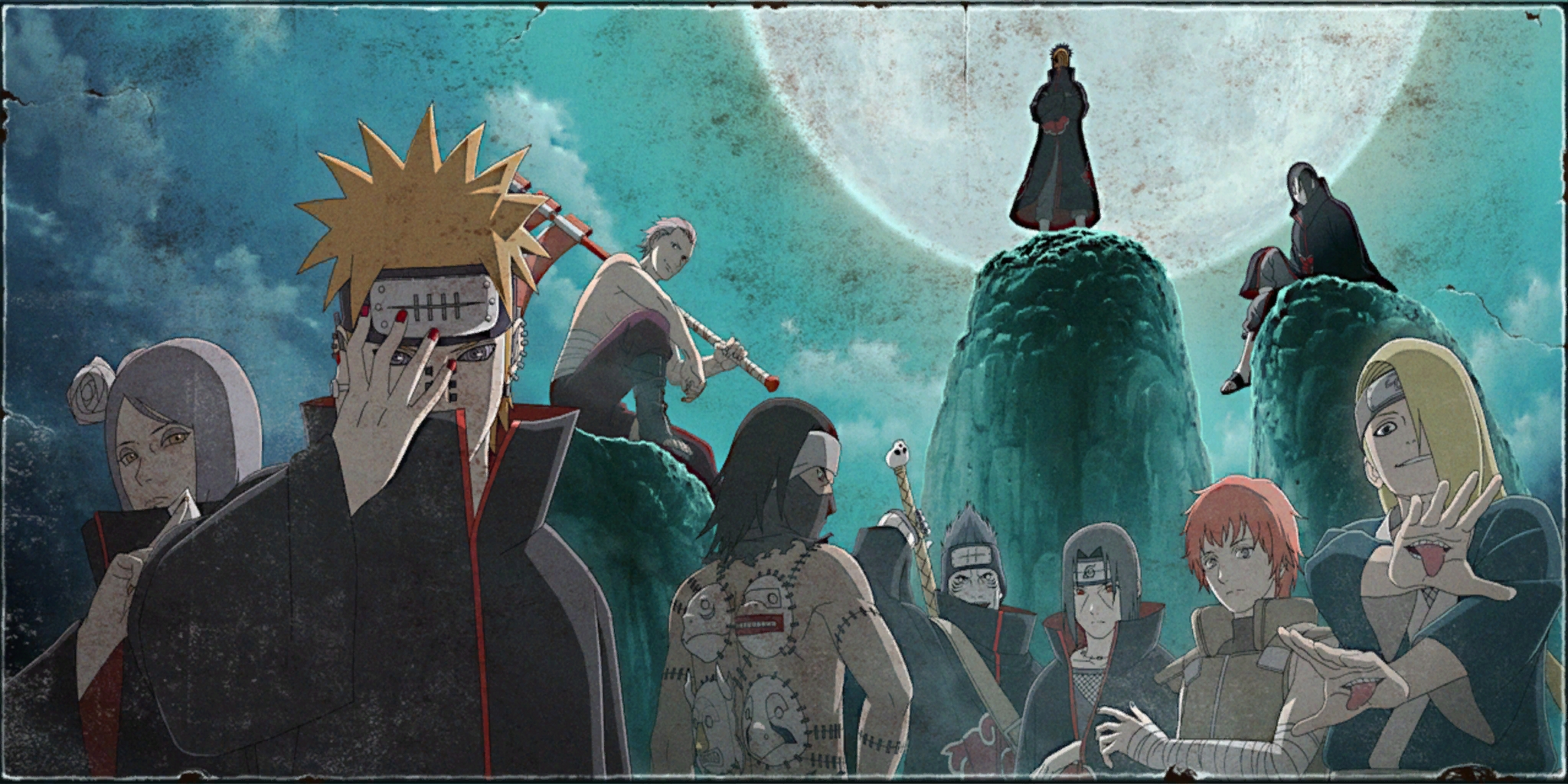 Mobile HD Wallpaper Akatsuki (Naruto) 