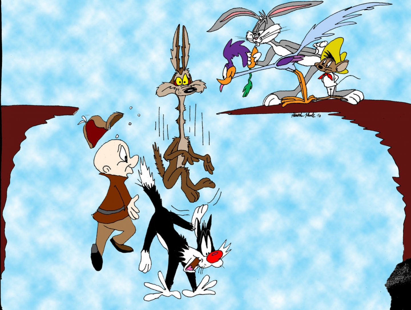 road runner, tv show, looney tunes, bugs bunny, elmer fudd, speedy gonzales, sylvester (looney tunes), wile e coyote cellphone