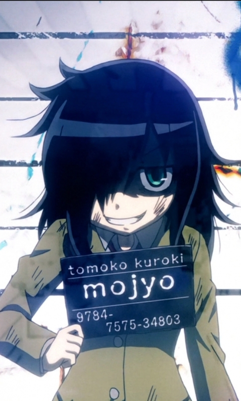 Tomoko from Watamote on her birthday party anime style | Stable Diffusion