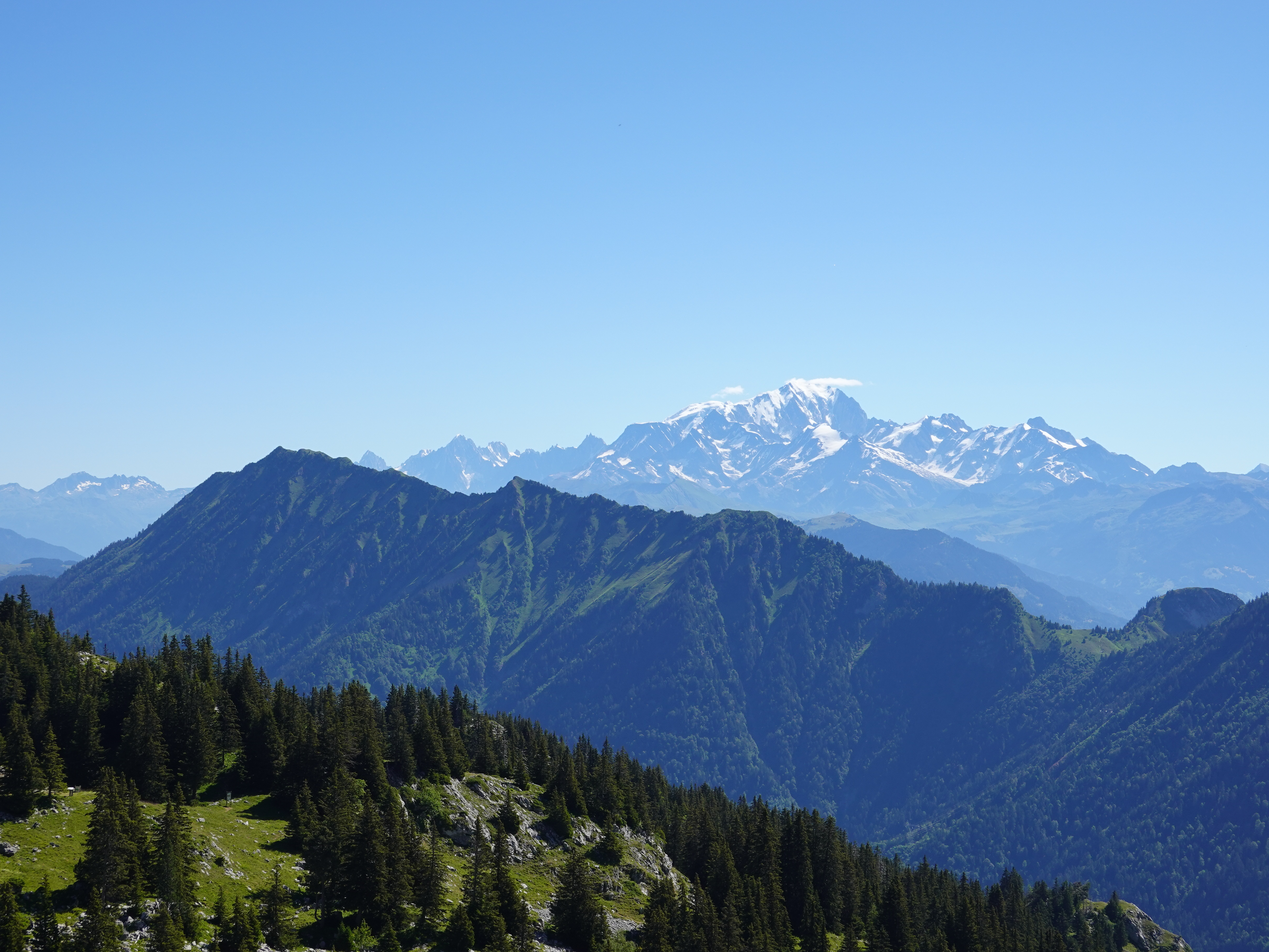 nature, landscape, mountain, vertex, top, alps, mont blanc Free Background