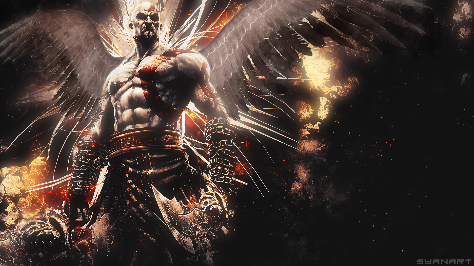 god of war, kratos (god of war), video game, god of war iii Desktop Wallpaper