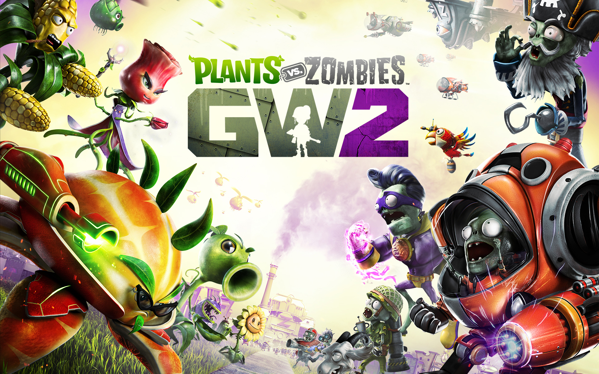 Download Plants vs Zombies HD Wallpaper - Wallpaper Safari