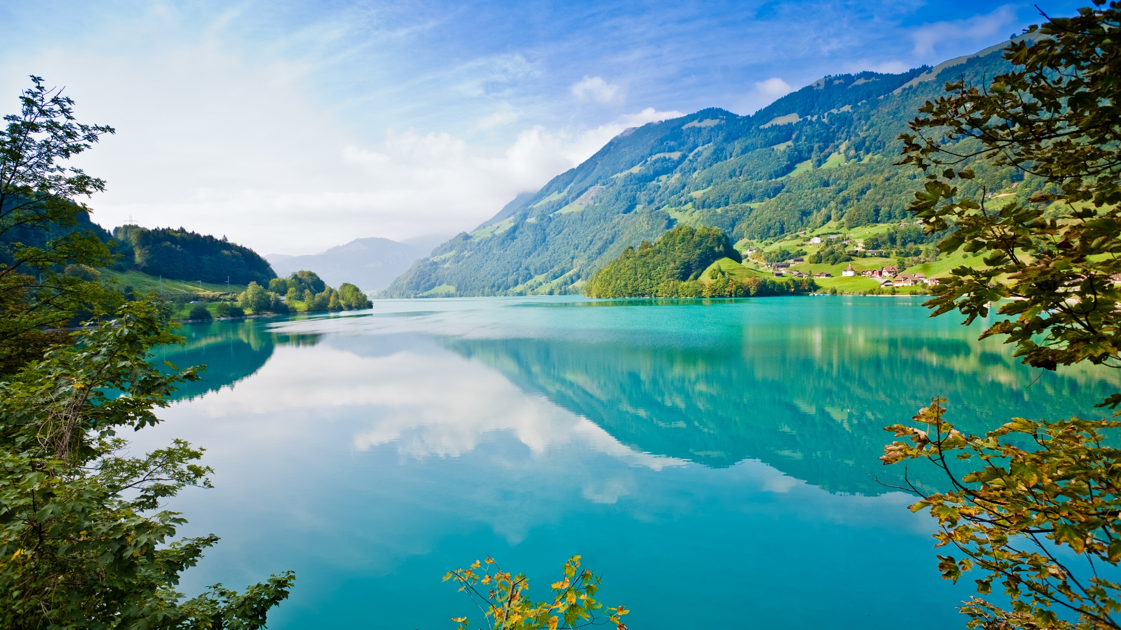 HD wallpaper lake, earth, mountain, reflection, lakes
