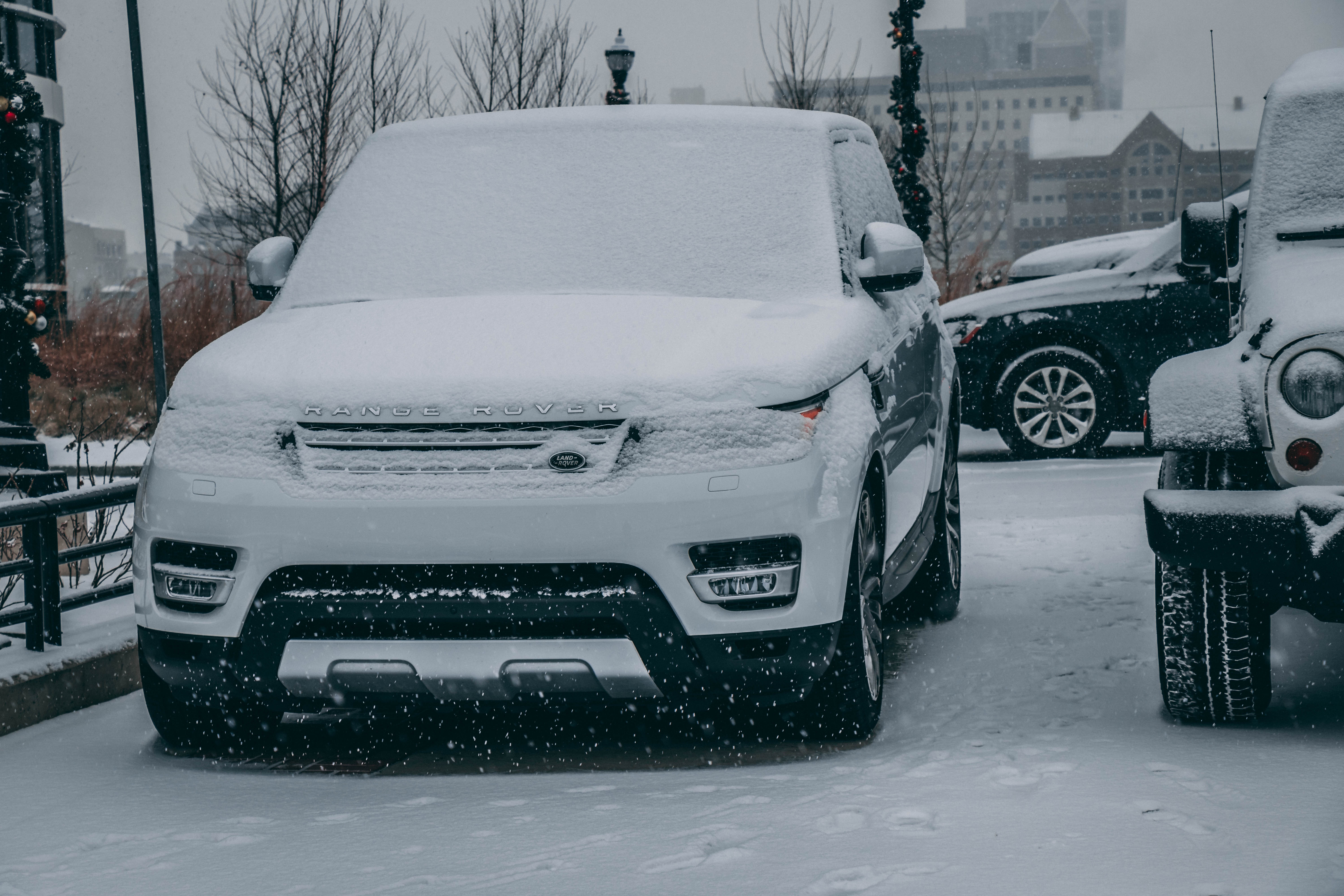 cars, suv, range rover, land rover, frozen, suite, lux, snowfall, land rover range rover