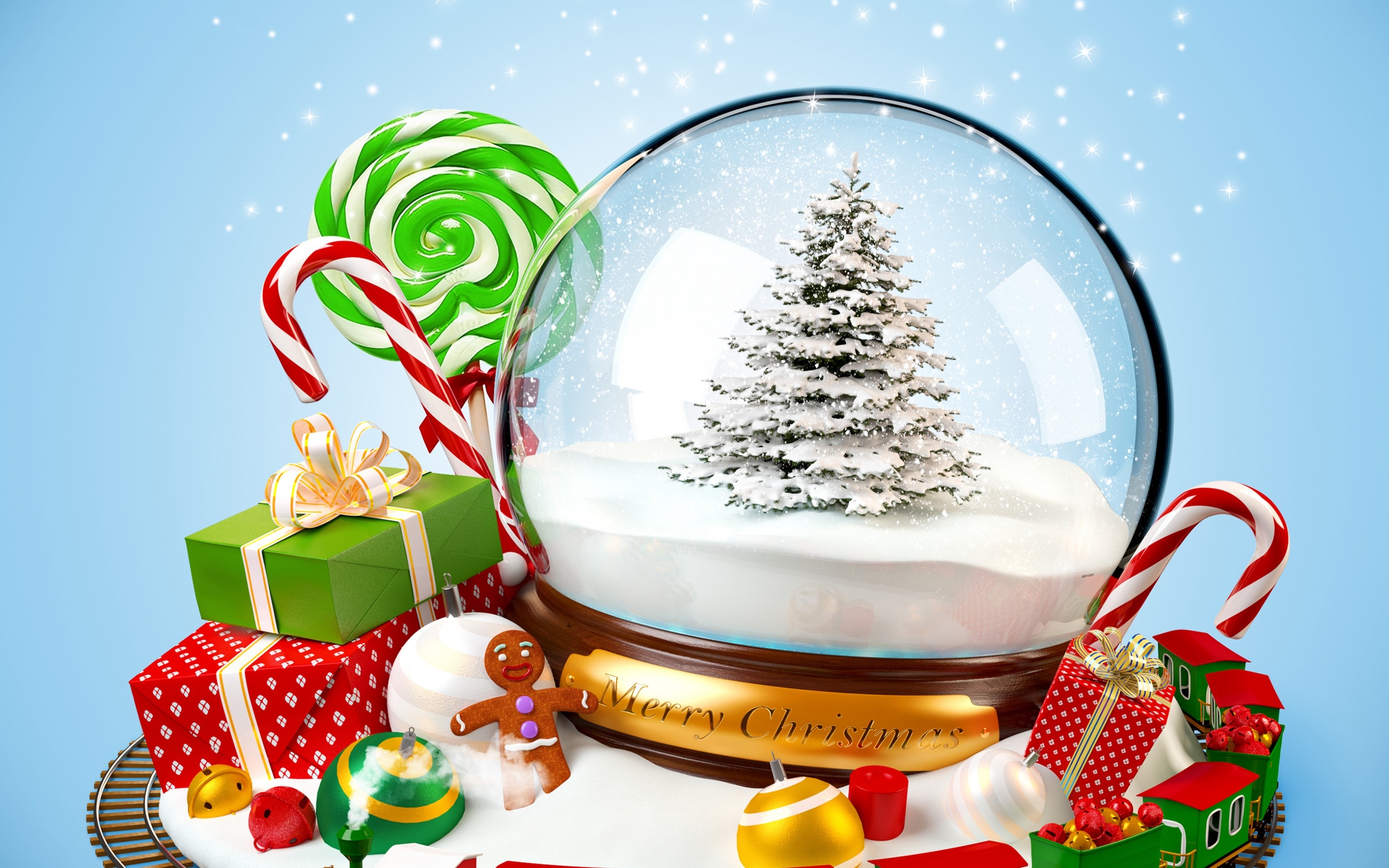 holiday, christmas, candy cane, christmas ornaments, gift, merry christmas, snow globe mobile wallpaper