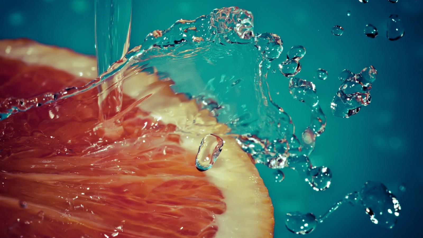 water, fruits, food, oranges, drops 2160p