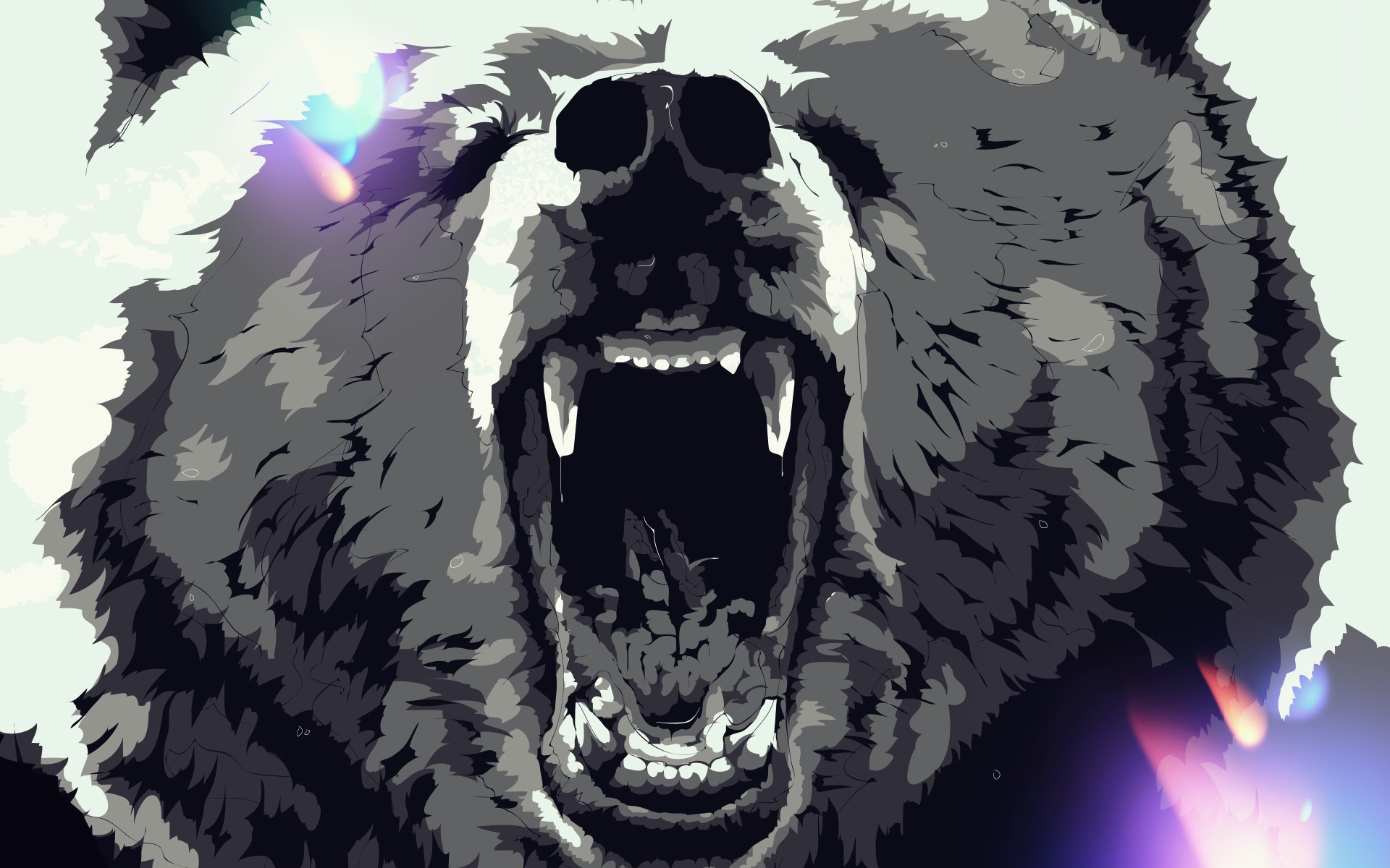 Арт медведя