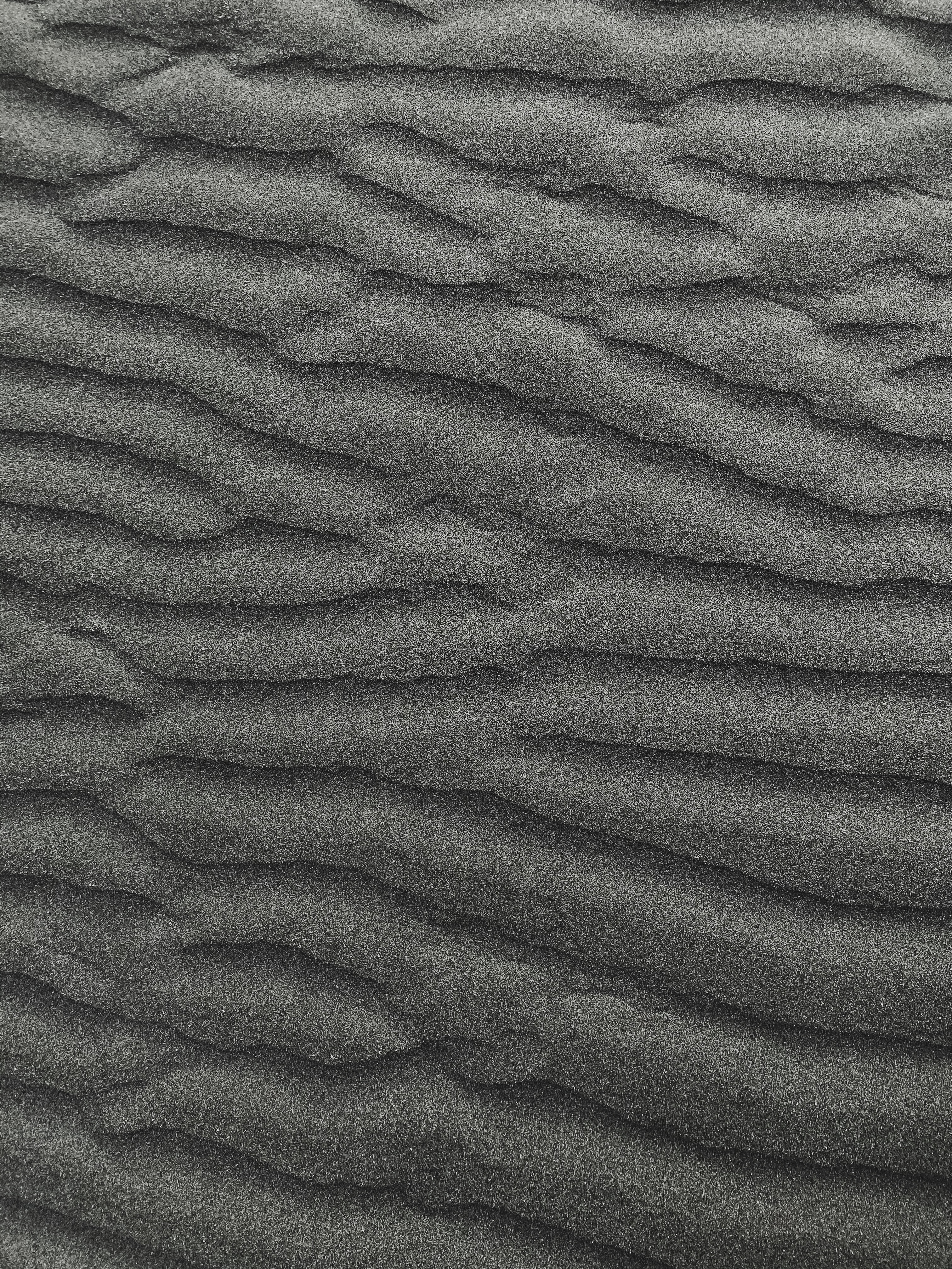 Download mobile wallpaper Sand, Wavy, Grey, Texture, Textures for free.