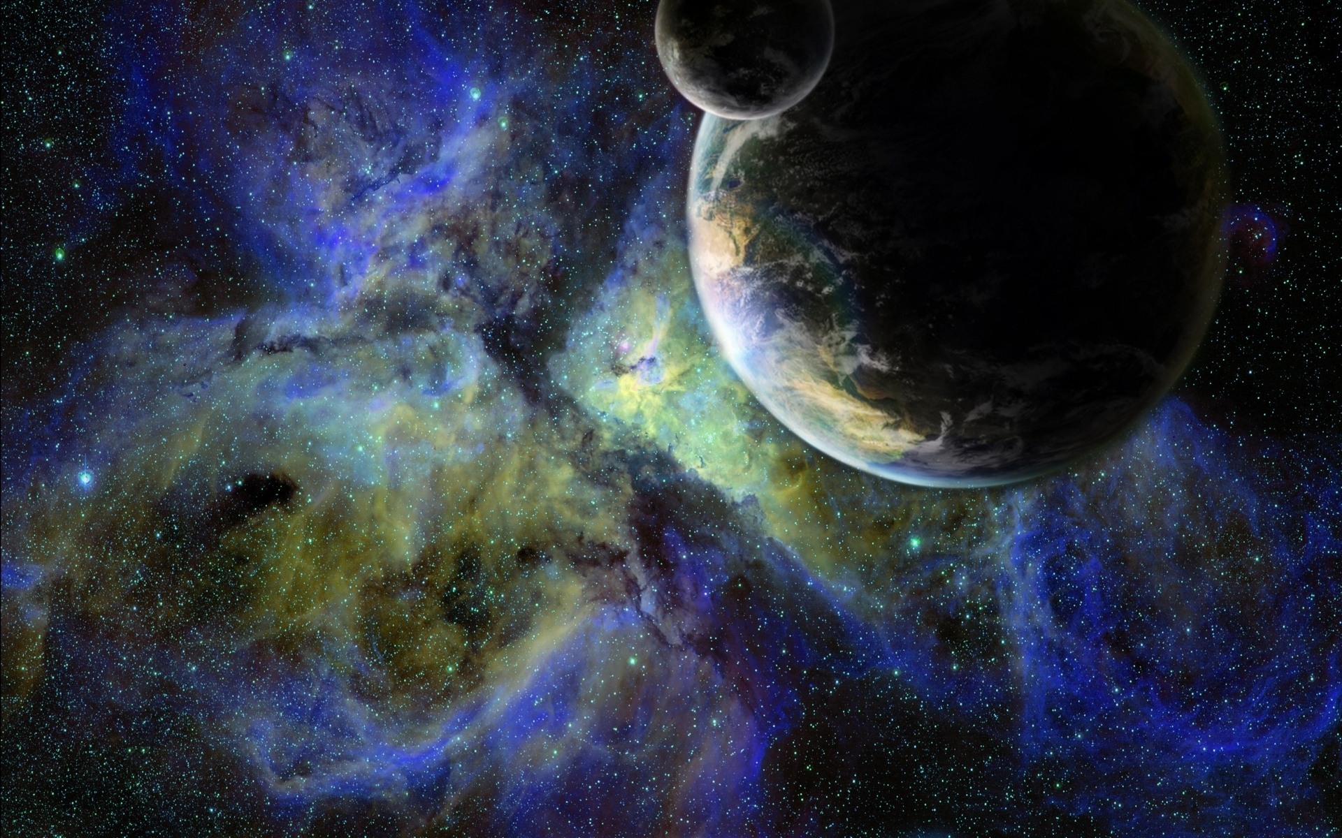 540527 скачать картинку научная фантастика, планеты, туманность, космос, звёзды, звезды - обои и заставки бесплатно