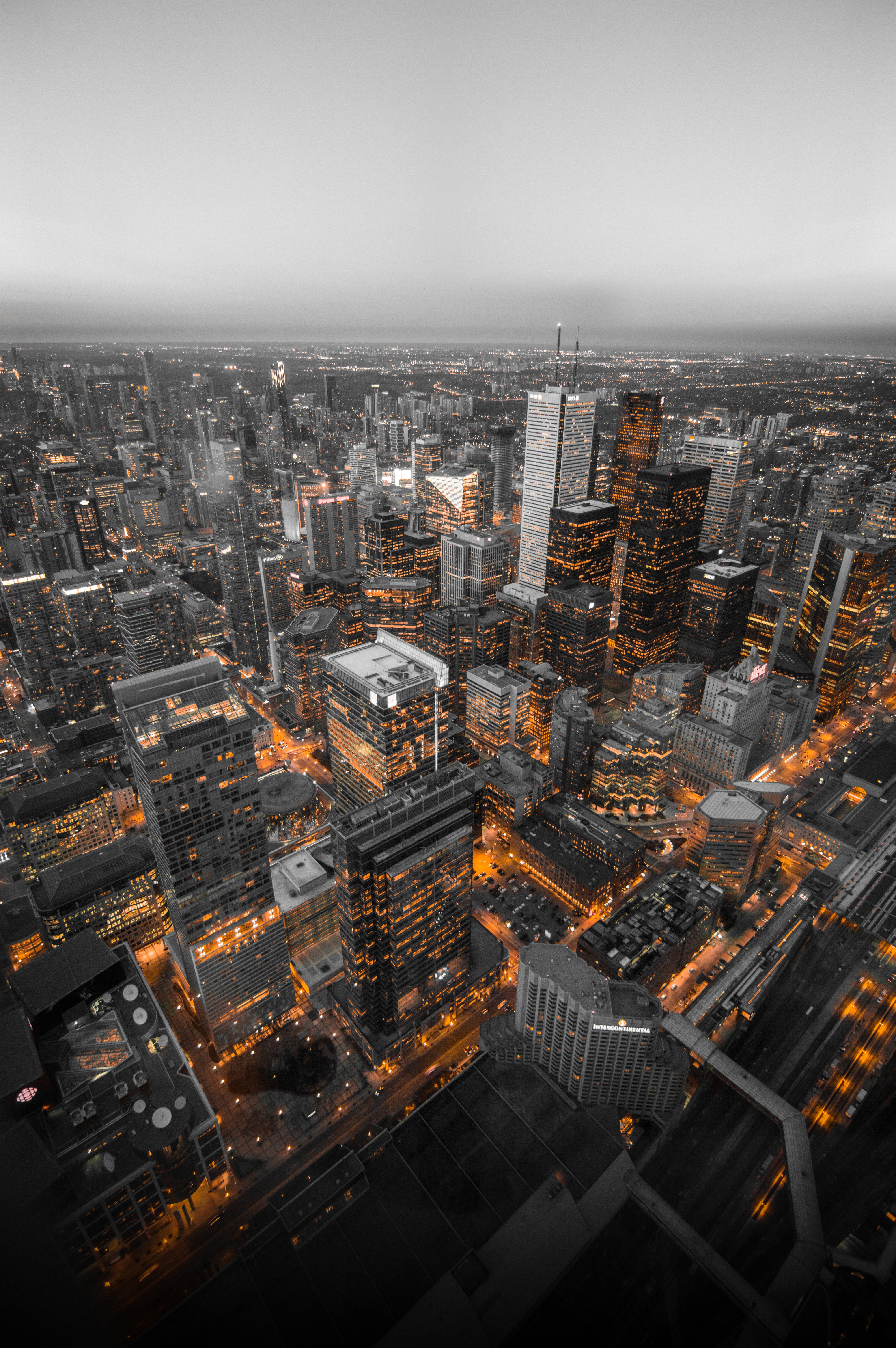 toronto, canada, cities, view from above, skyscrapers, megapolis, megalopolis