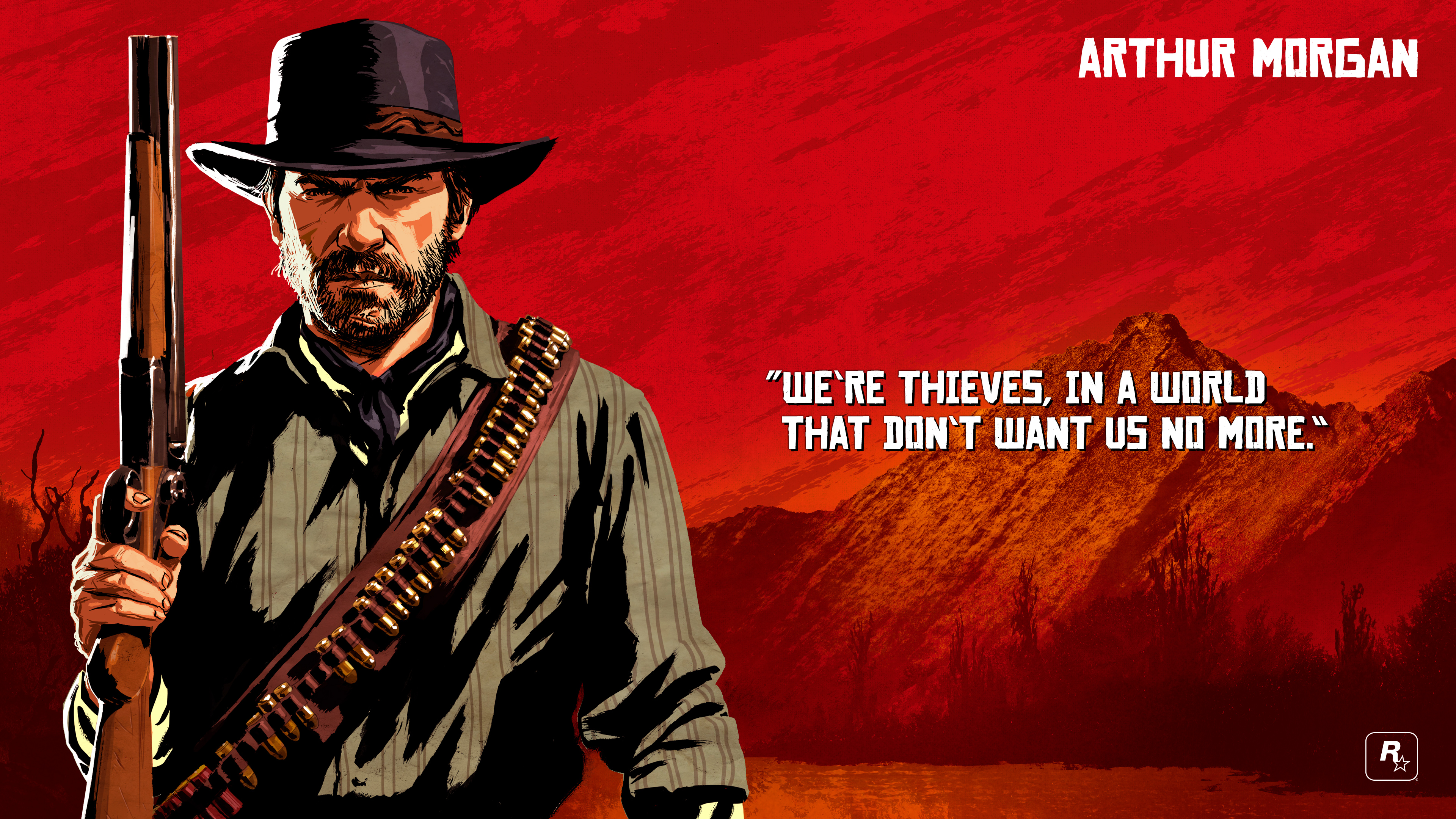 Download Red Dead Online wallpapers for mobile phone, free Red