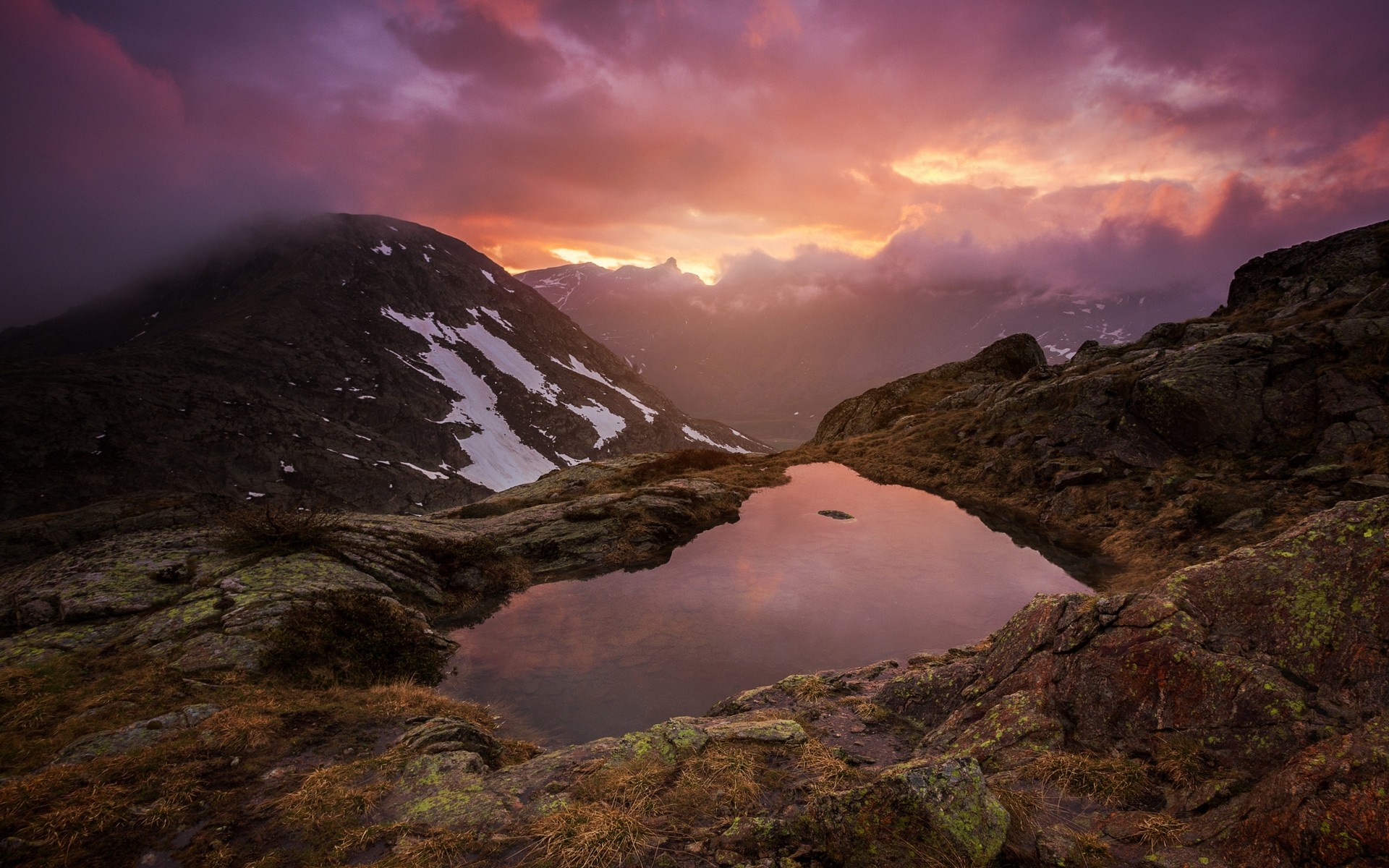 Wallpaper Alps, 5k, 4k wallpaper, 8k, France, mountain, sunset