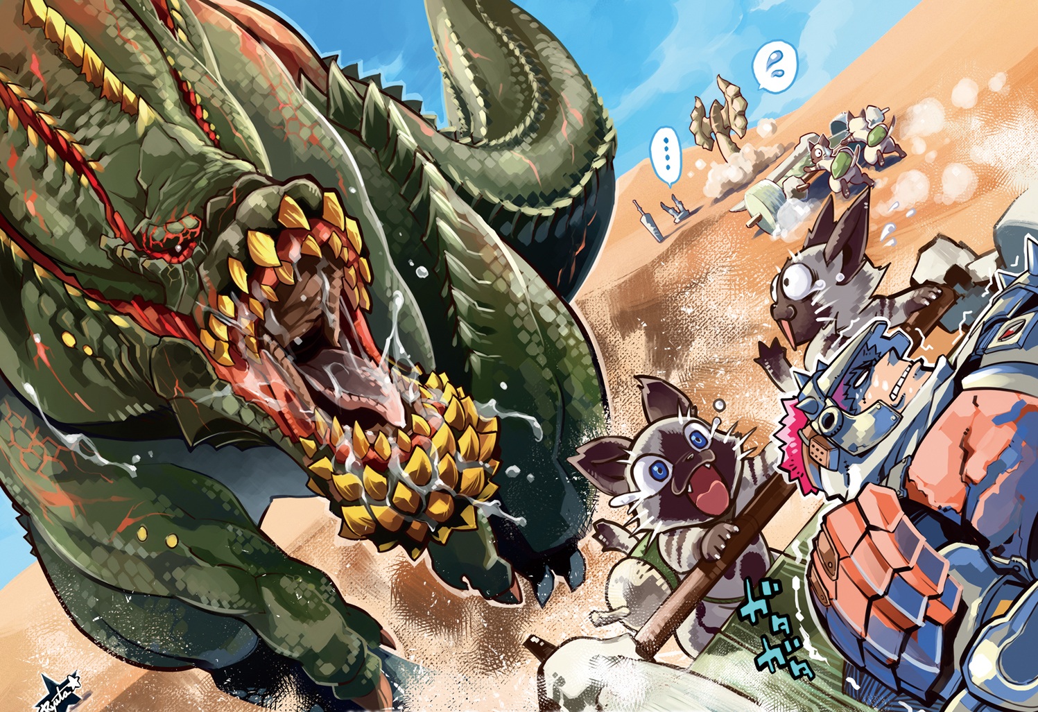 100+] Hd Monster Hunter World Background s | Wallpapers.com