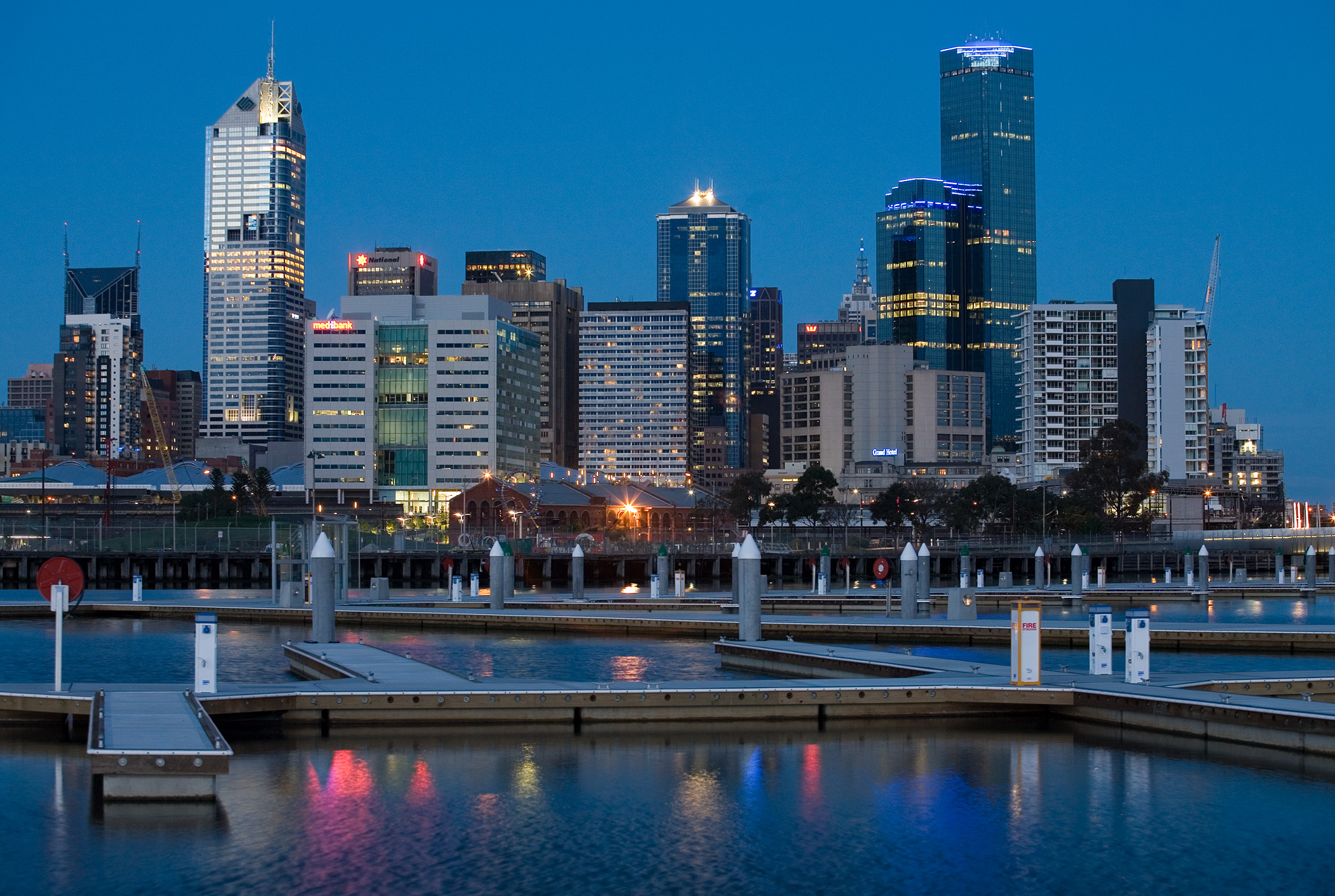 Laden Sie das Panorama, Melbourne, Bundesstaat Victoria, Victoria State, Städte, Landschaft, Australien-Bild kostenlos auf Ihren PC-Desktop herunter