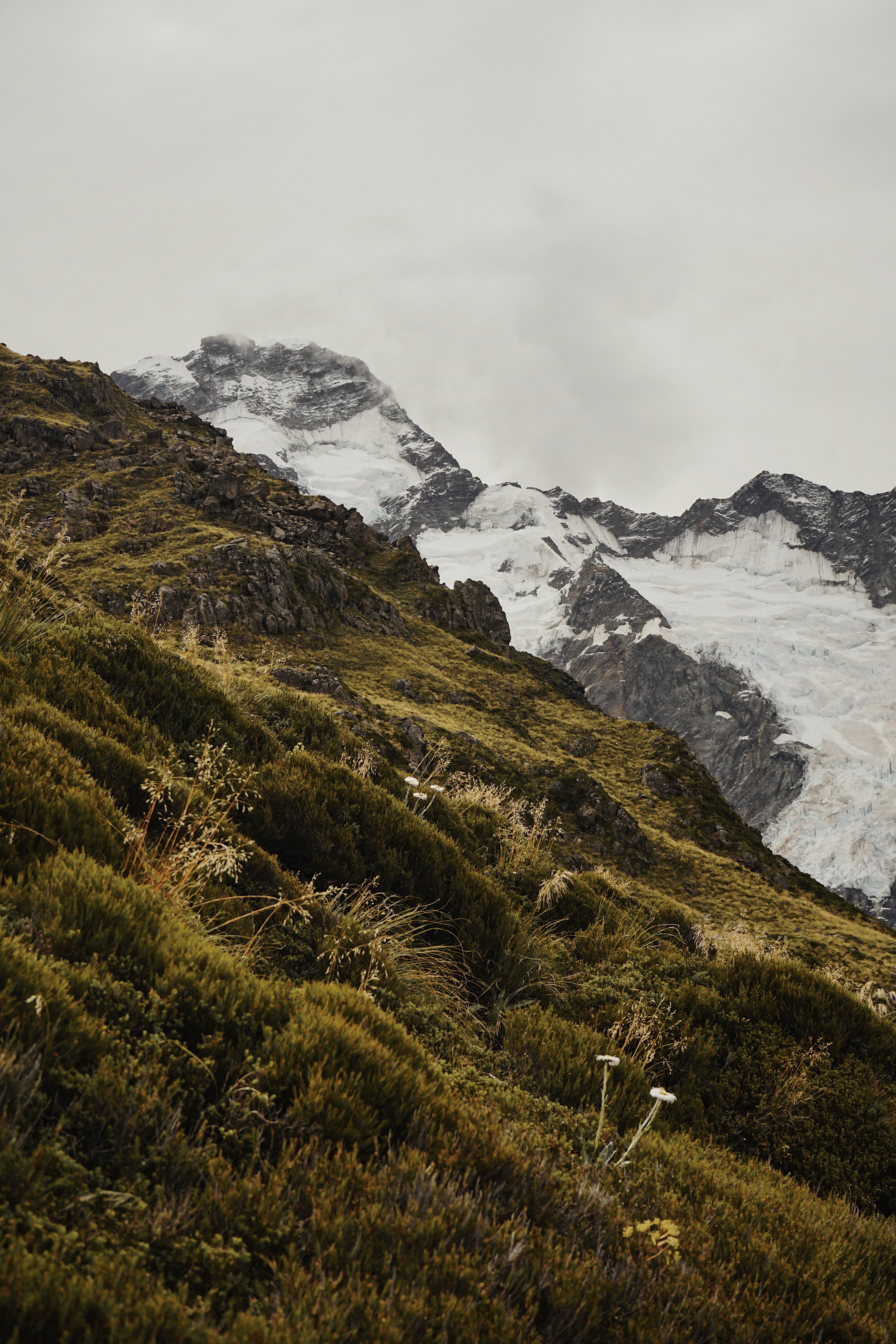 Laden Sie das Hügel, Hill, Grass, Berg, Natur, Schnee-Bild kostenlos auf Ihren PC-Desktop herunter
