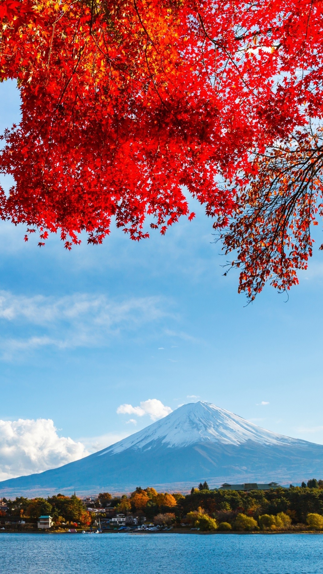 無料モバイル壁紙秋, 地球, 日本, 火山, 富士山をダウンロードします。