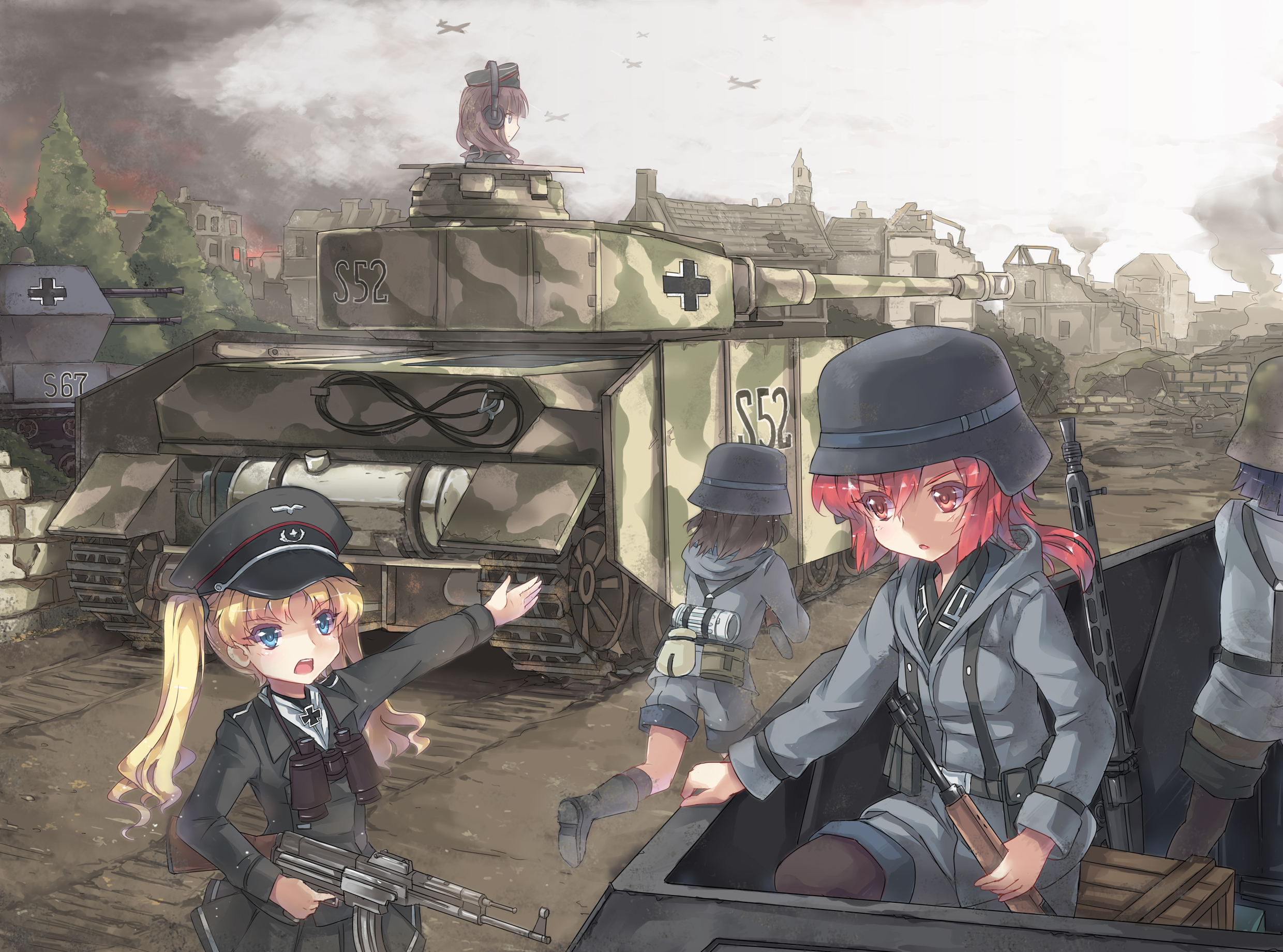 Аниме 2 мировая война Вермахт