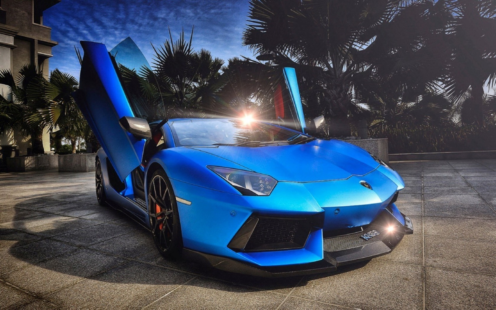 Lamborghini Aventador lp700 Blue