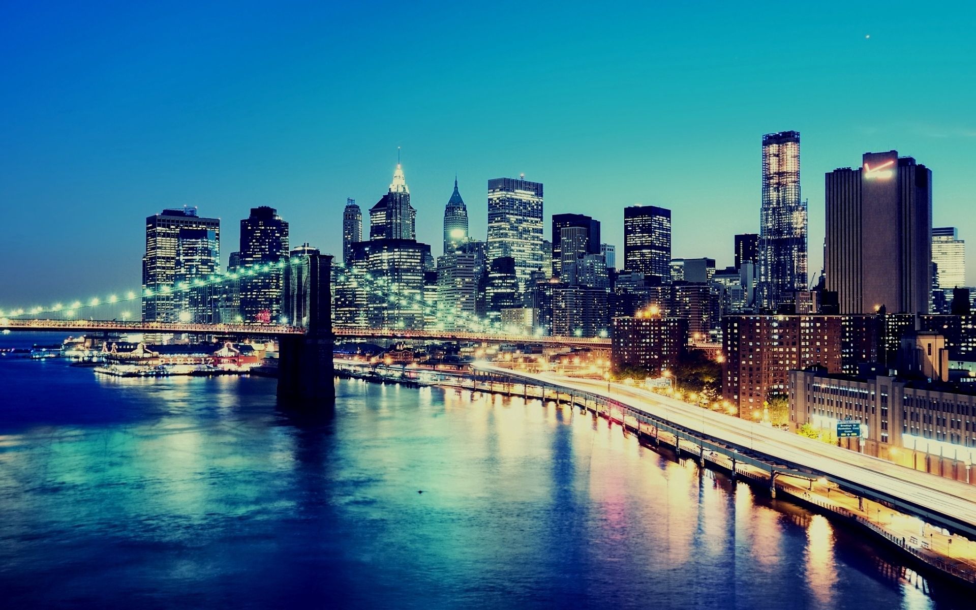 無料モバイル壁紙都市, 市, 建物, 高層ビル, 高 層 ビル, ブリッジ, 建設, ニューヨーク州, マンハッタン, ロウアーマンハッタン, ナイト, ライト, 橋, ニューヨークをダウンロードします。
