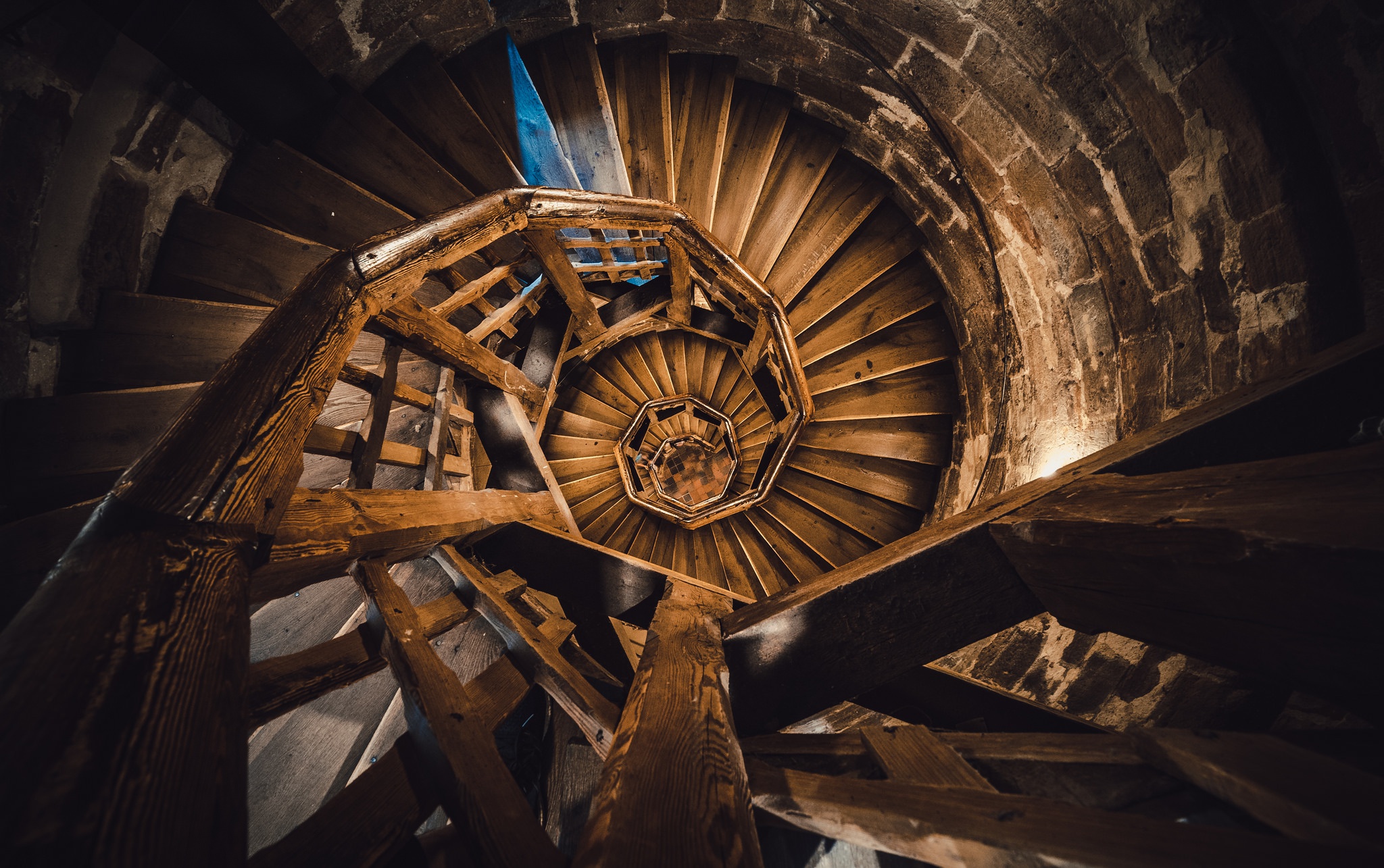 man made, stairs, spiral staircase HD wallpaper