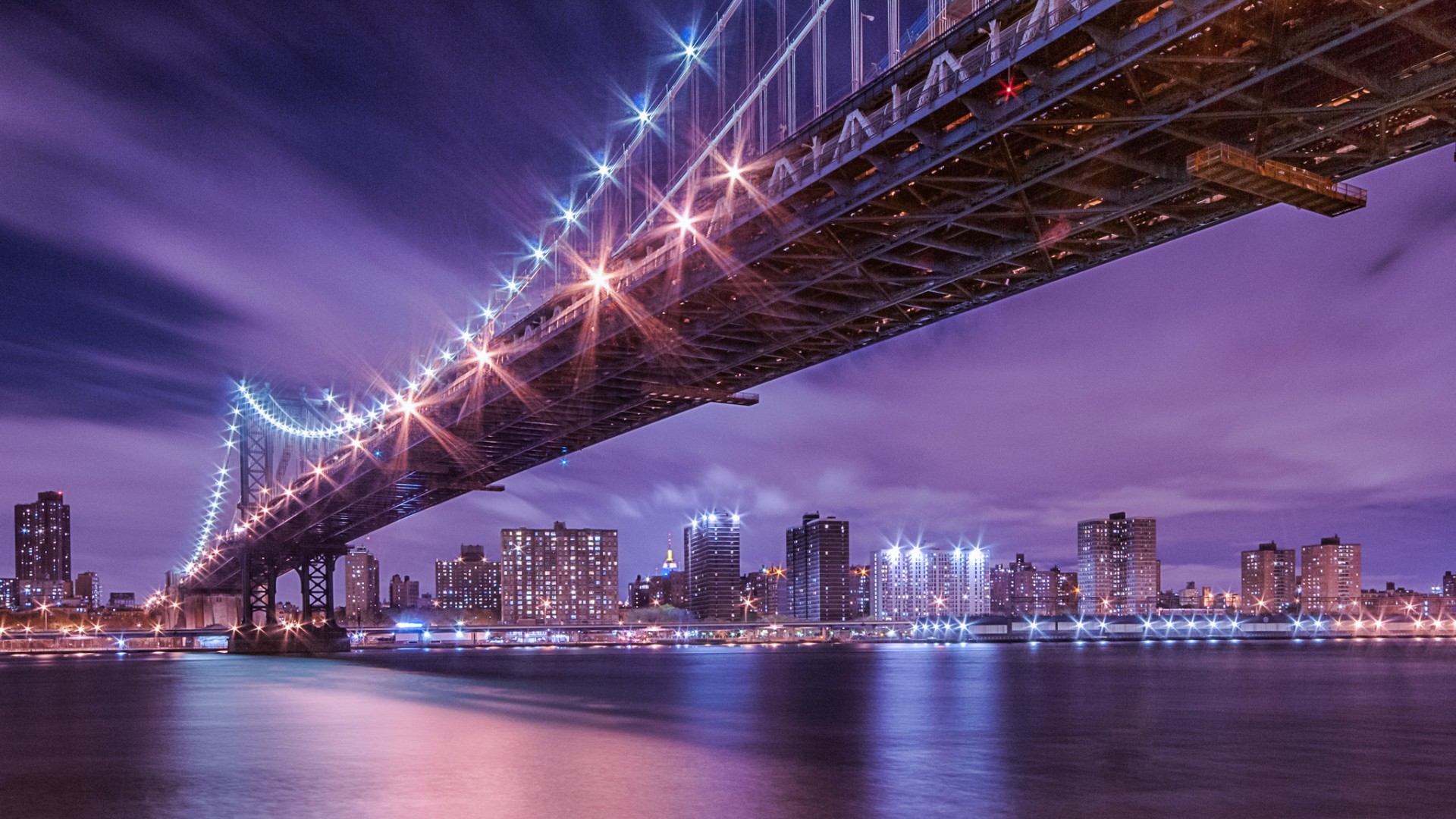 302256 免費下載壁紙 人造, 曼哈顿大桥, 纽约, 桥梁 屏保和圖片
