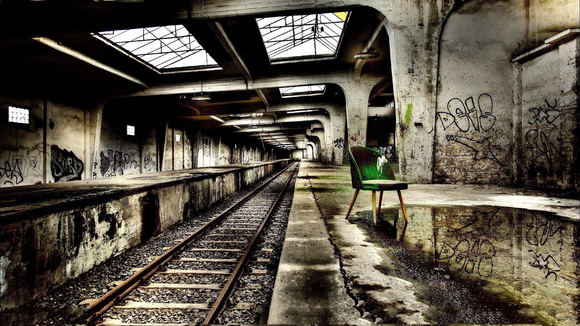 creative, green, miscellanea, miscellaneous, chair, railway, mood, metro, subway