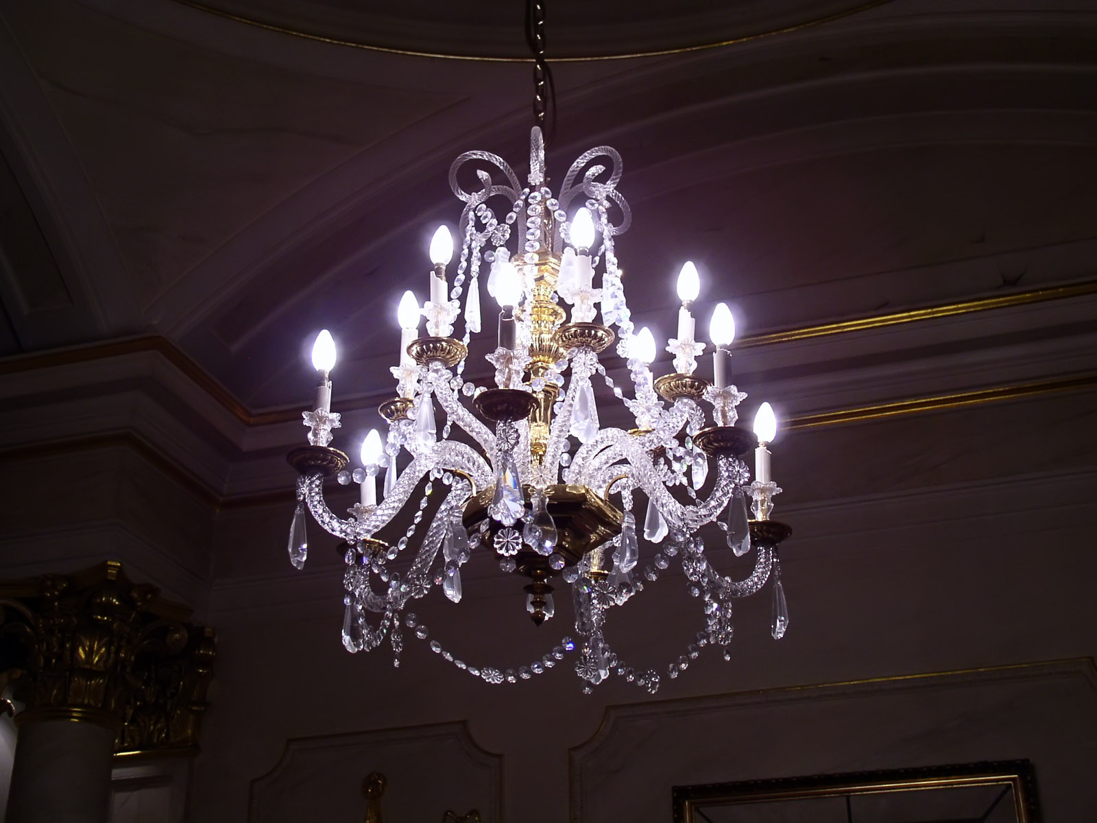 man made, chandelier Free Stock Photo