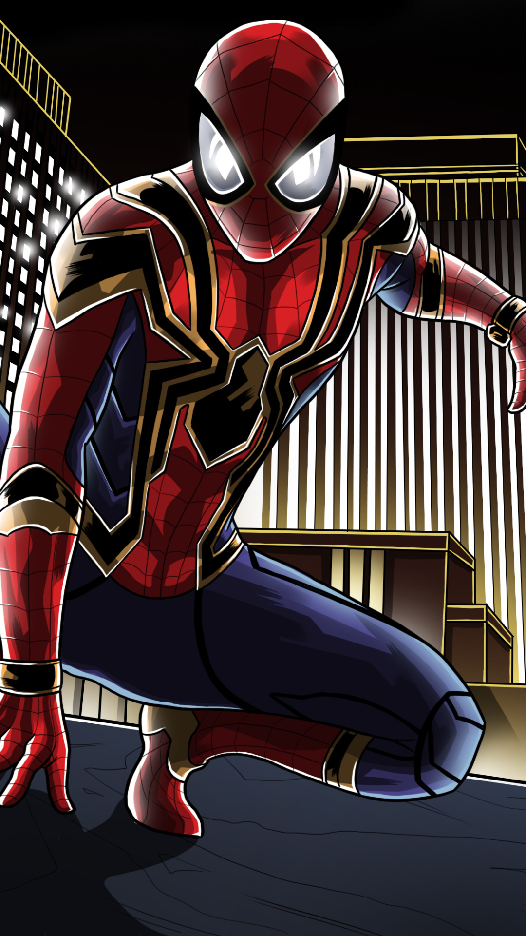 Spider-Man: Far From Home Iron Spider Stealth Suit 4K Wallpaper #5.823