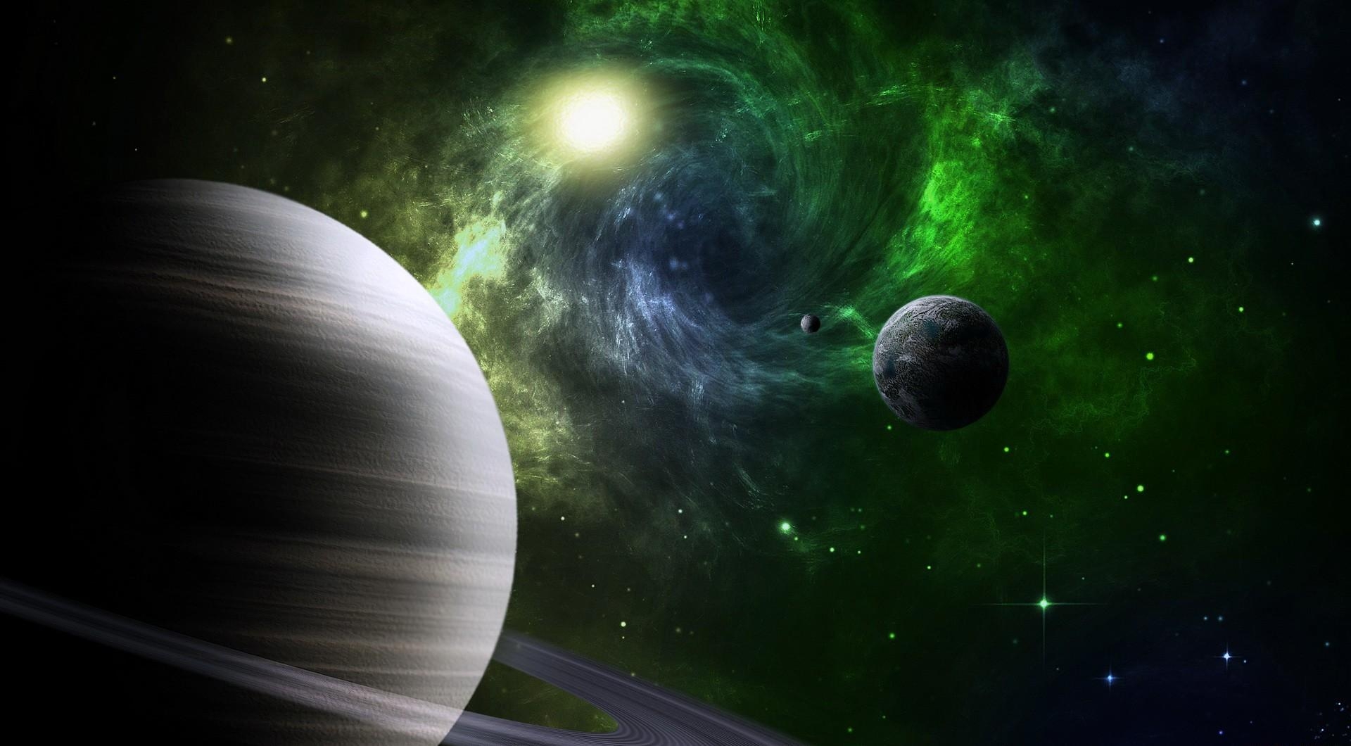 Free HD planets, universe, nebula, ring, torsion