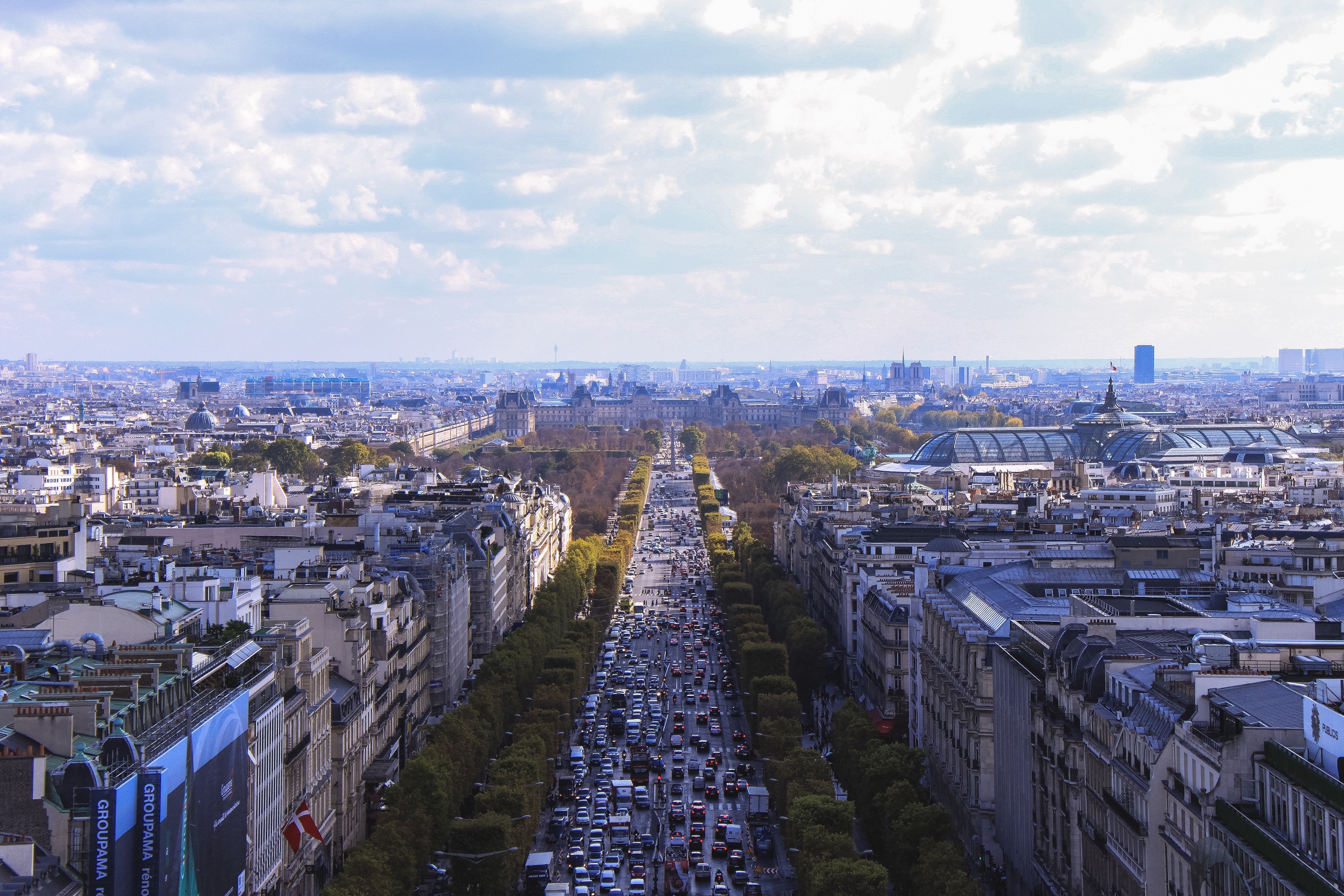 paris, cities, city, france, perspective, prospect desktop HD wallpaper