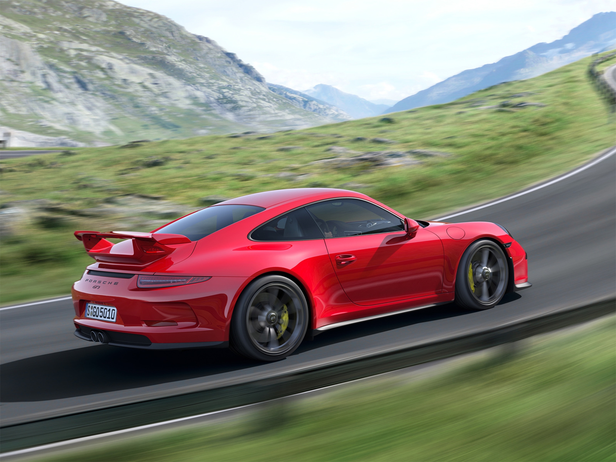 Handy-Wallpaper Cars, Geschwindigkeit, Mountains, Maschine, Autos, Auto, Porsche 911 Gt3 kostenlos herunterladen.