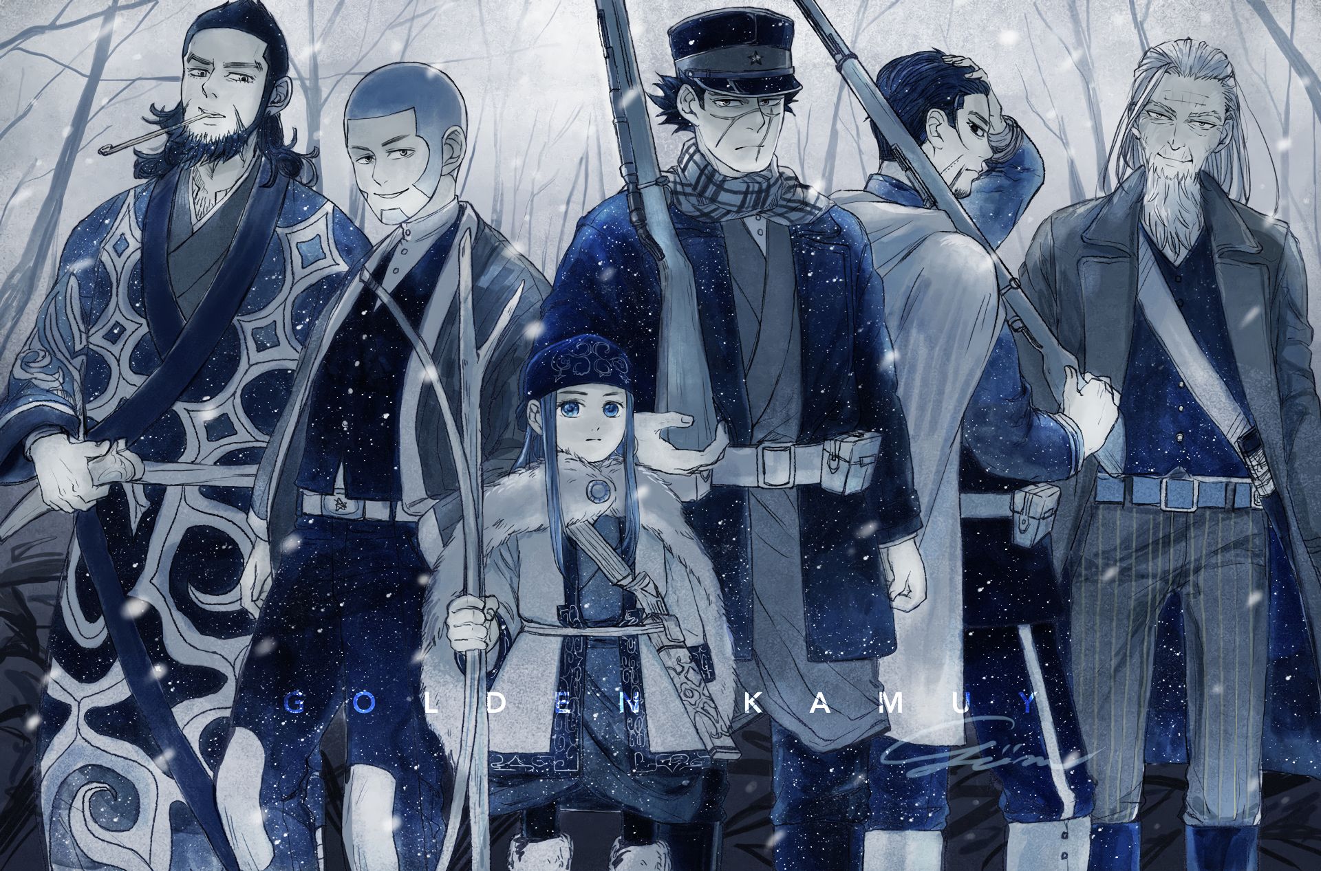 Золотое божество. Хиджиката Тошидзо золотое божество. Golden Kamuy Асирпа. Золотое божество / Golden Kamuy. Голден Камуи аниме.