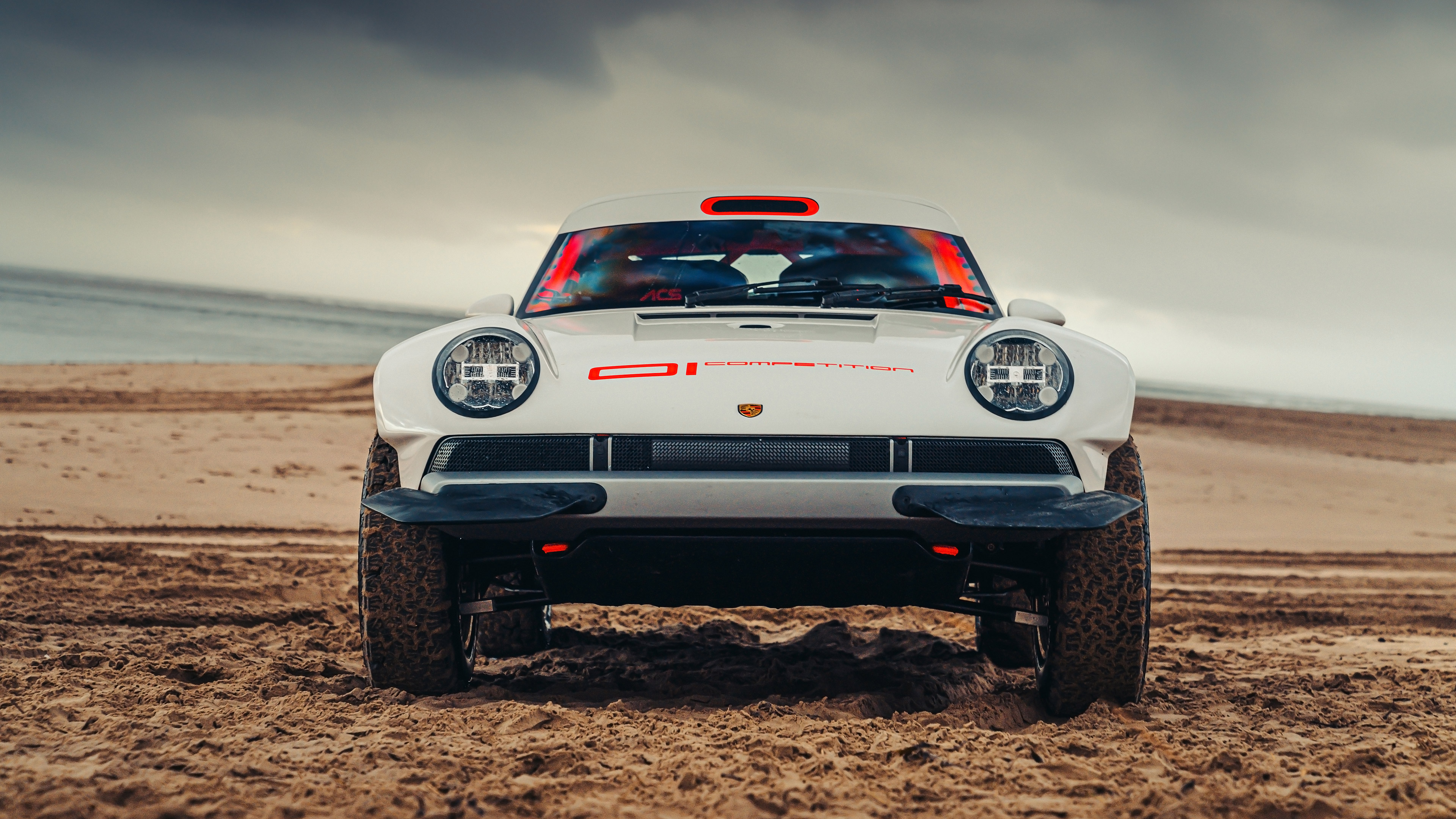 Download mobile wallpaper Porsche, Tuning, Vehicles, Terrain Vehicle, Singer All Terrain Competition Study for free.