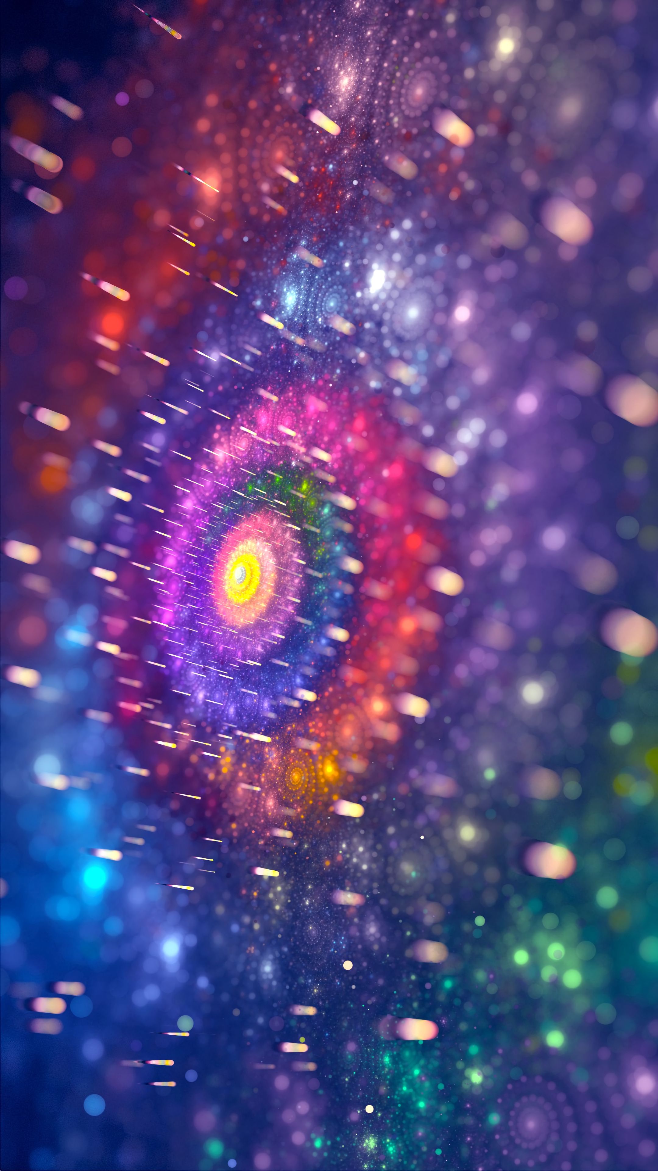 Download mobile wallpaper Motley, Circles, Shine, Patterns, Multicolored, Brilliance, Abstract, Fractal for free.