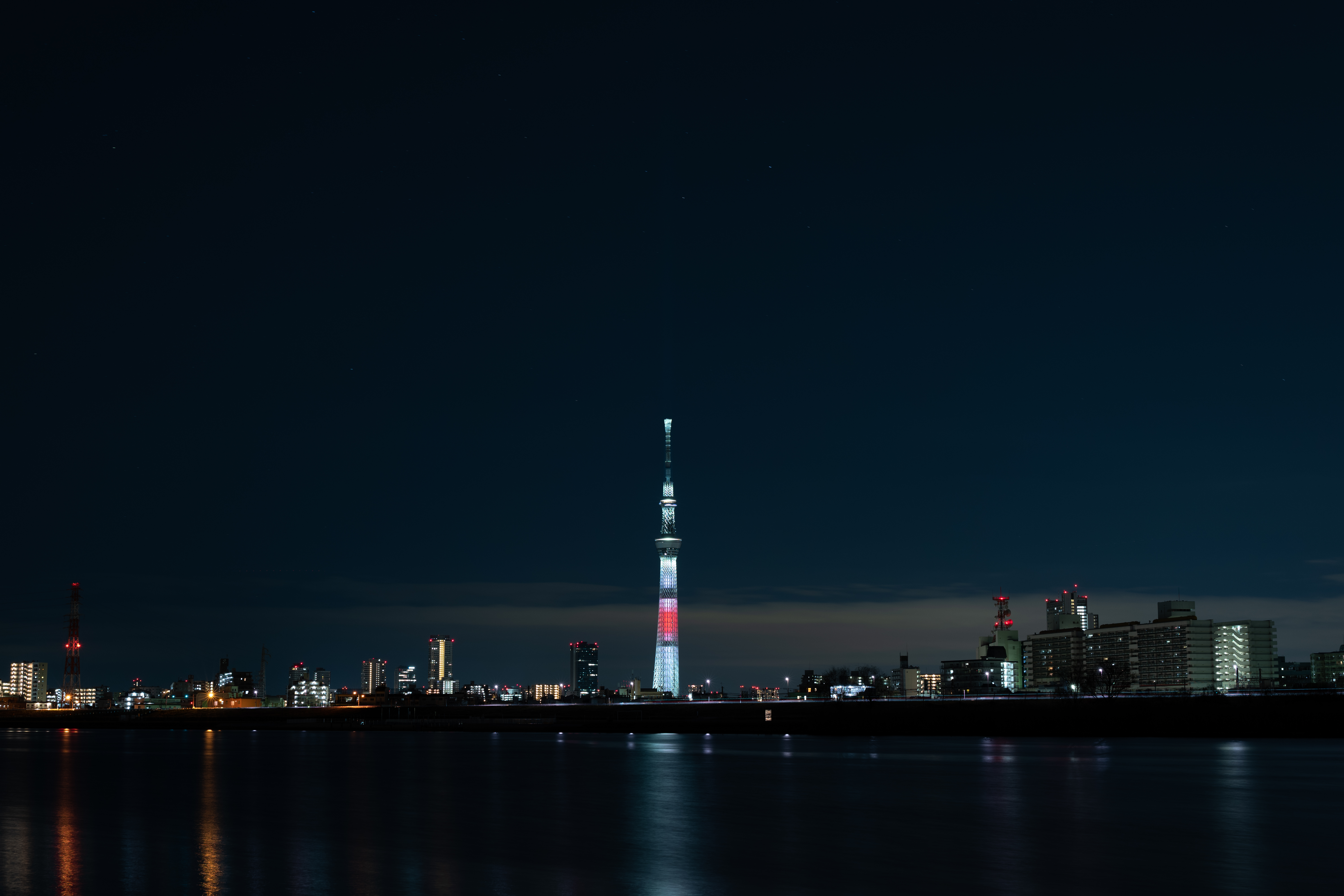 tokyo, japan, cities, night city, city lights, panorama 5K