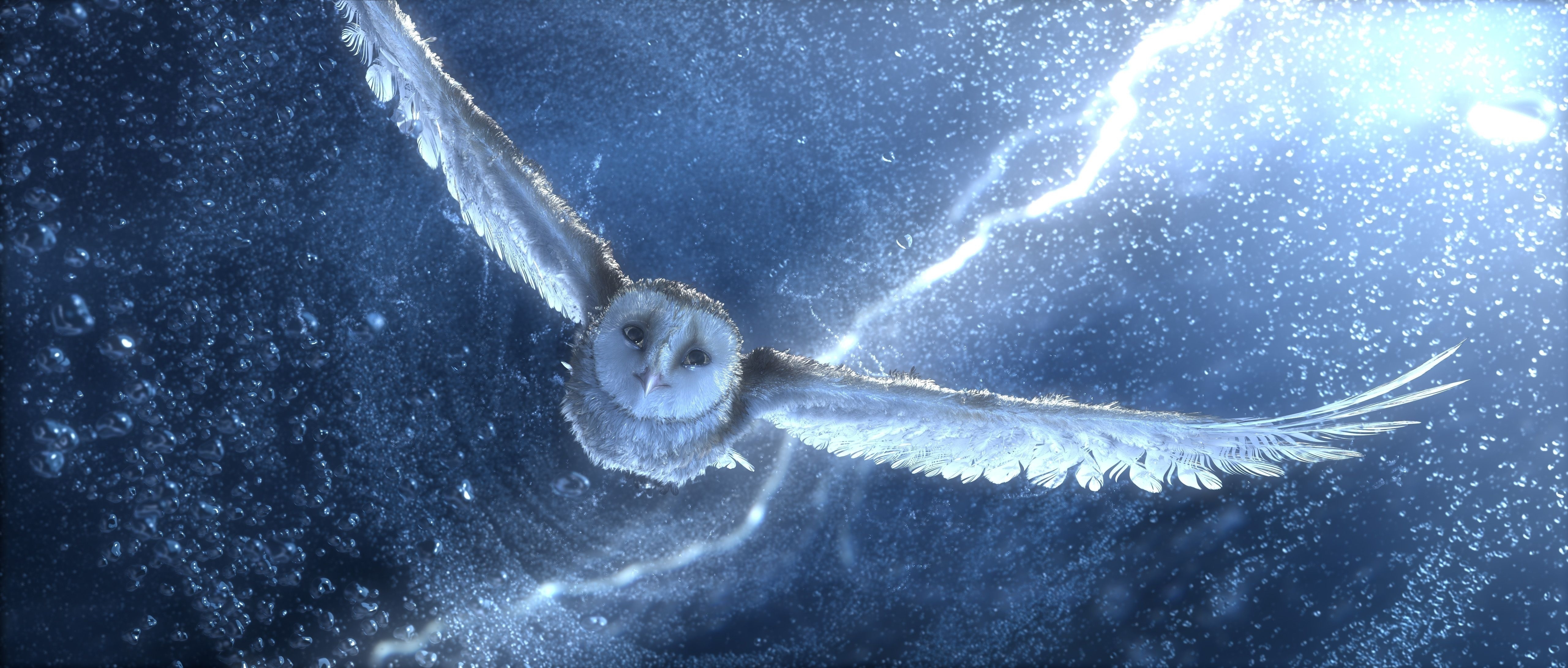 554639壁紙のダウンロード映画, ガーディアンの伝説：ガフールのフクロウ, 鳥, cg, フクロウ, 雪, 翼-スクリーンセーバーと写真を無料で