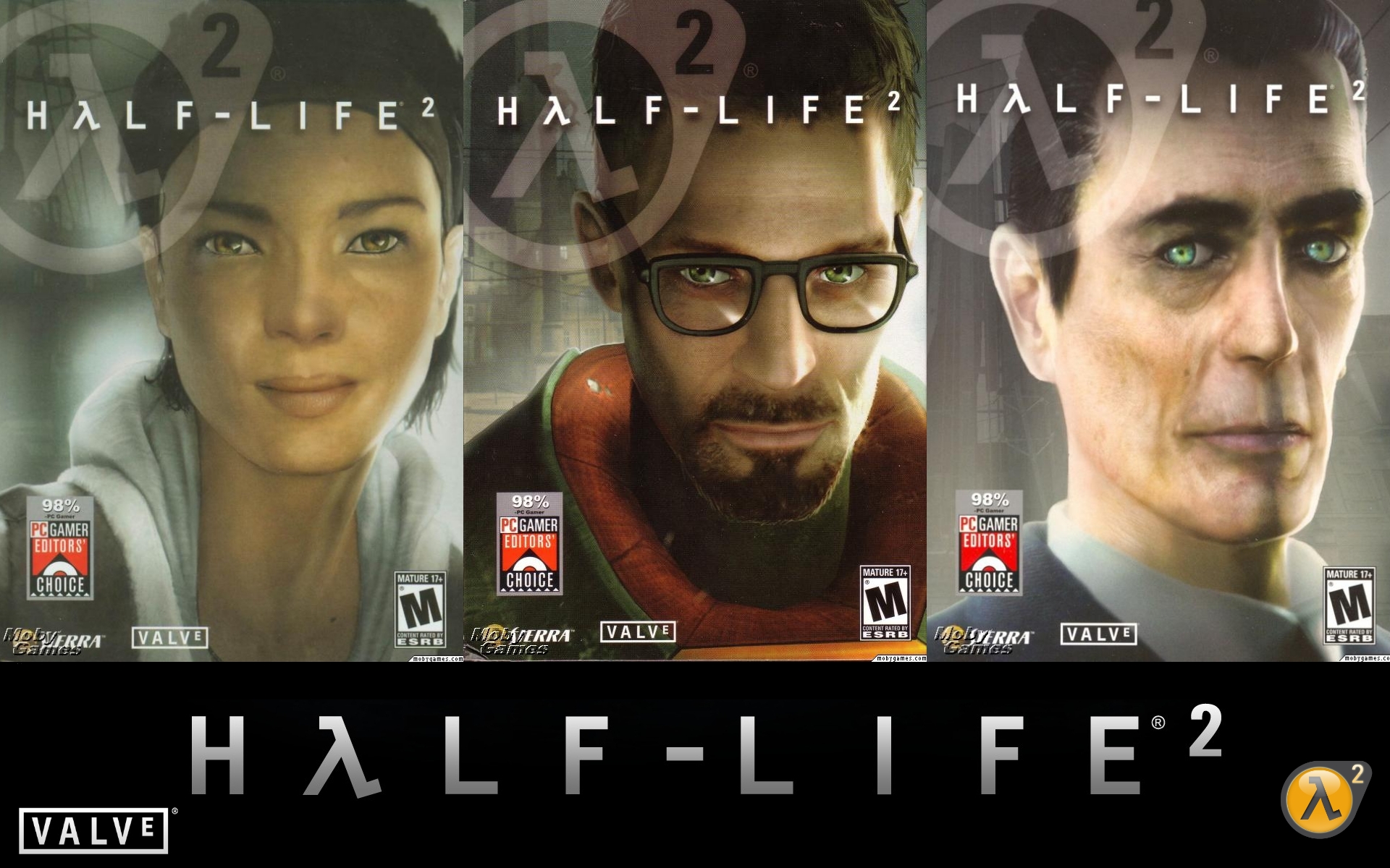 video game, half life 2, alyx vance, gordon freeman, g man (half life), half life