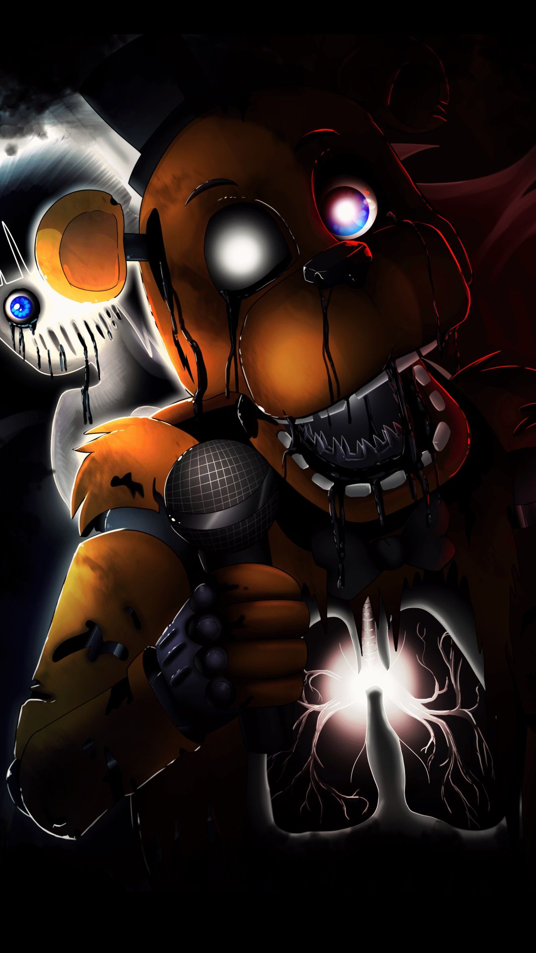 More lowres FNaF phone wallpapers Tell me what characters I should do  next   rfivenightsatfreddys