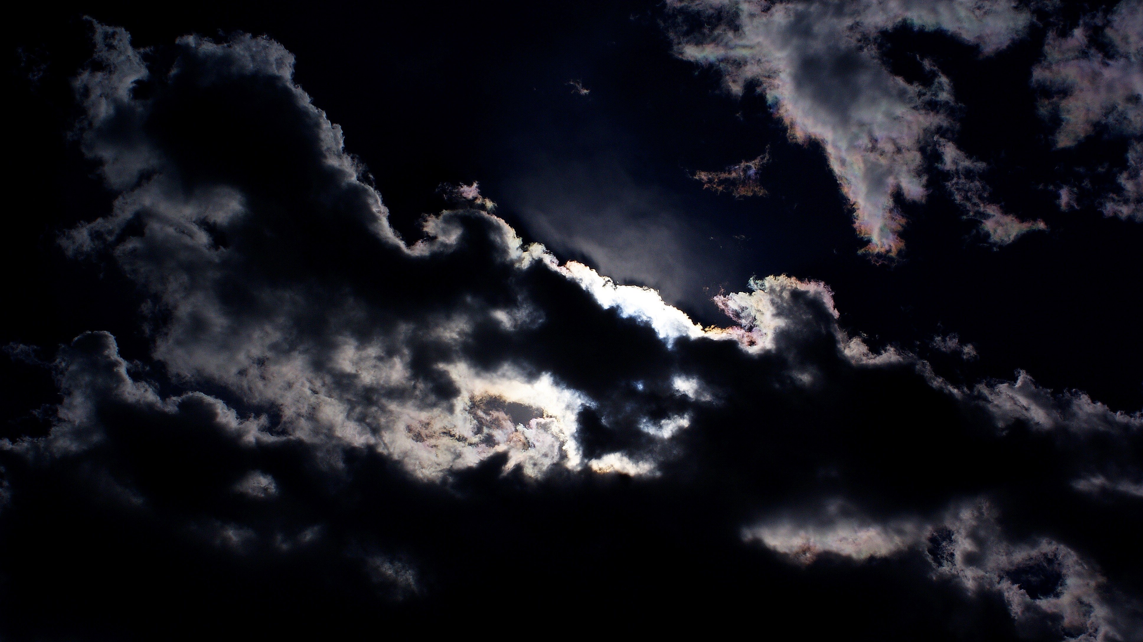 Download mobile wallpaper Sky, Dark, Earth, Cloud, Moonlight for free.