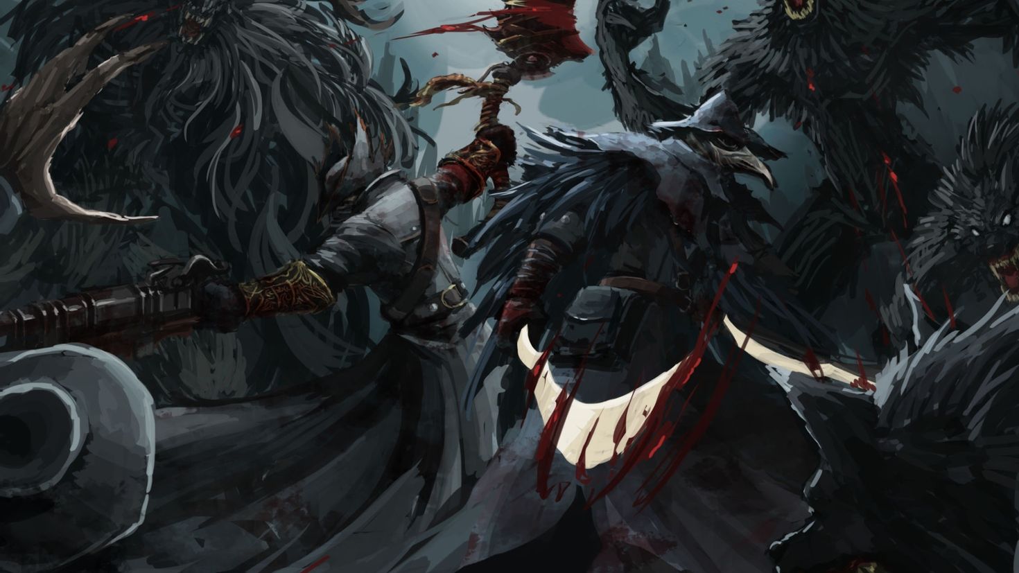 Dark battle 21246. Bloodborne FROMSOFTWARE. FROMSOFTWARE арты. FROMSOFTWARE арты nito.