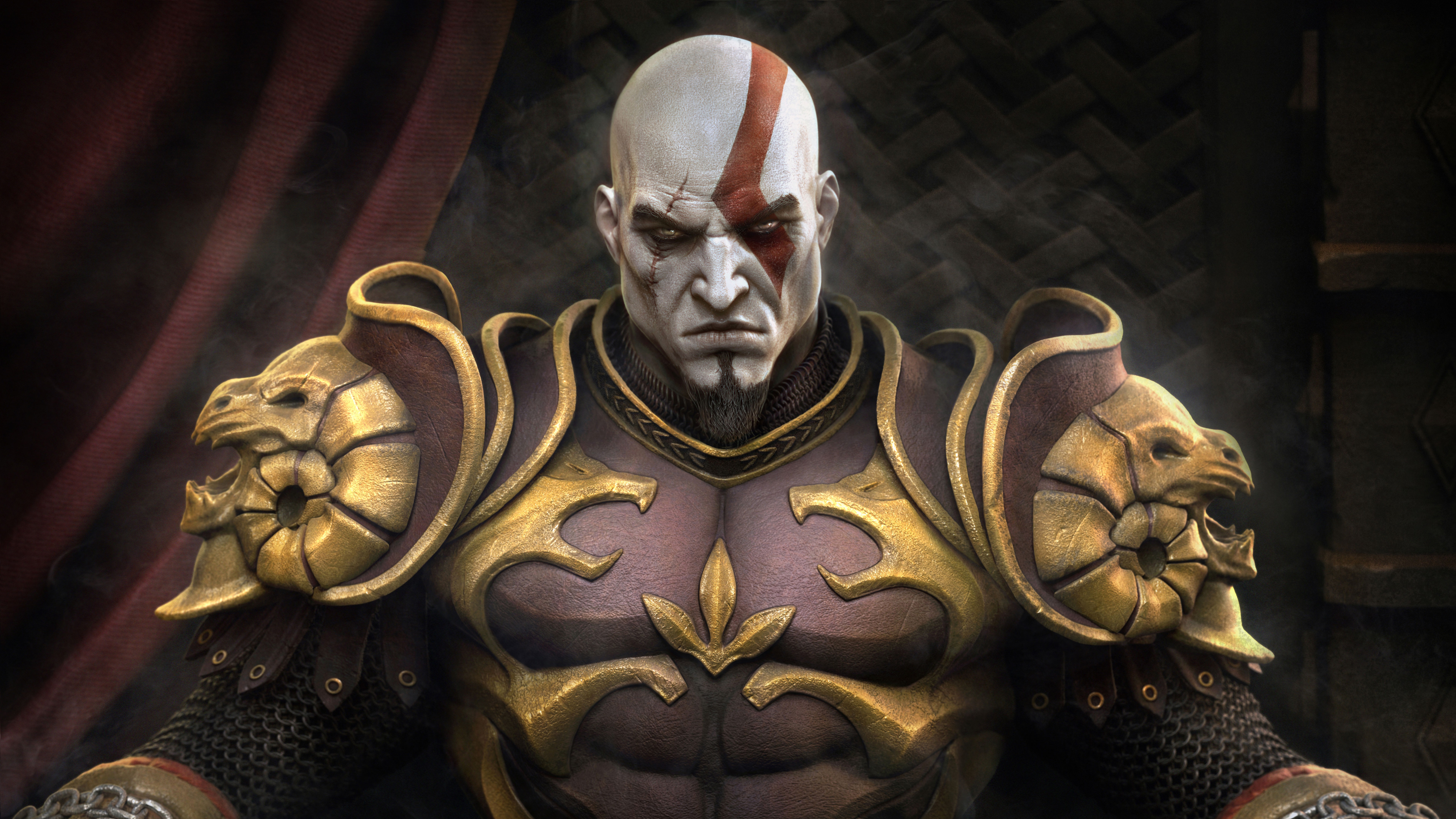 kratos (god of war), god of war, god of war ii, video game, spartan cellphone