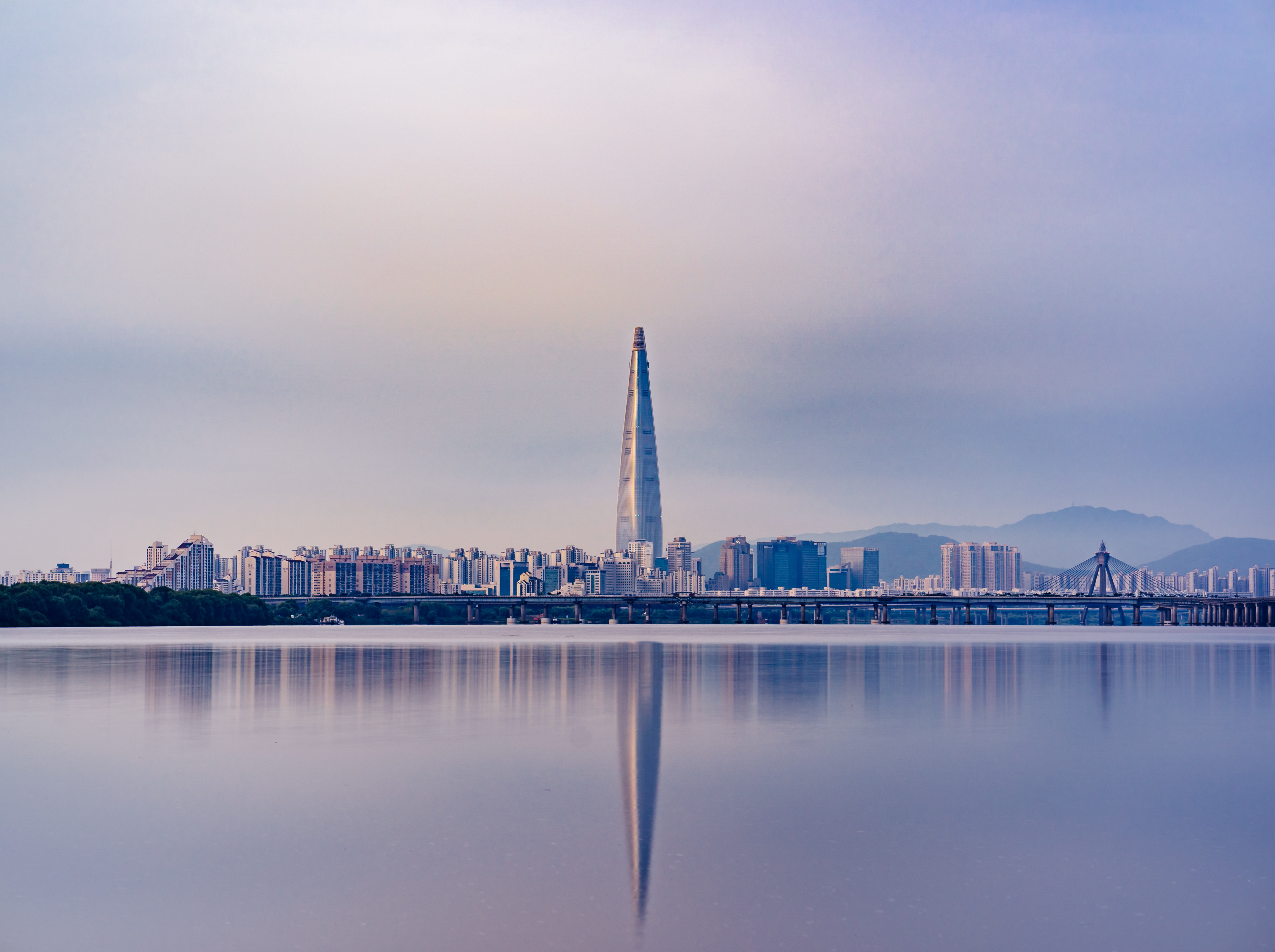 Free HD building, man made, seoul, city, reflection, skyscraper, south korea, cities
