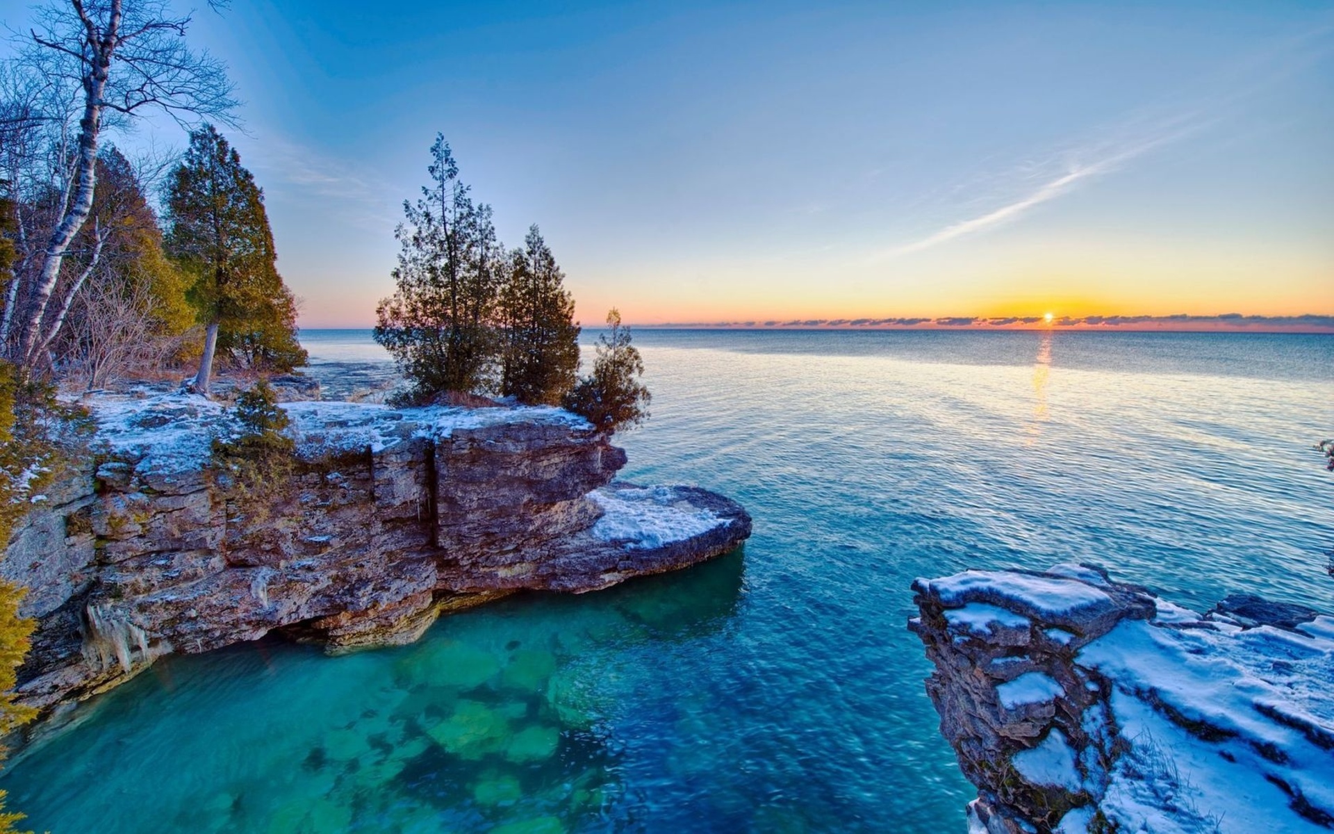 Die besten Lake Michigan-Hintergründe für den Telefonbildschirm