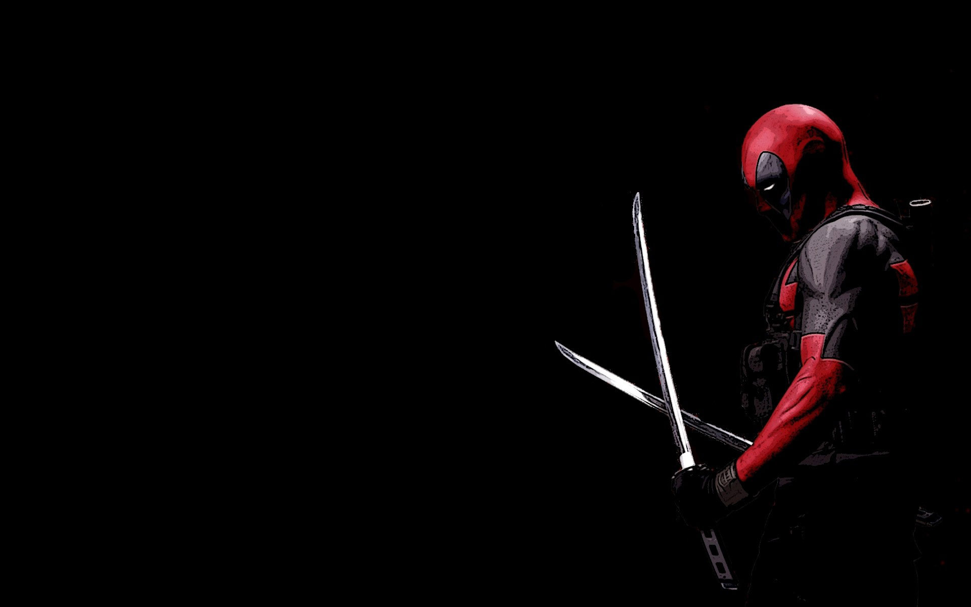 weapon, deadpool, comics, bodysuit, merc with a mouth, sword wallpapers for tablet
