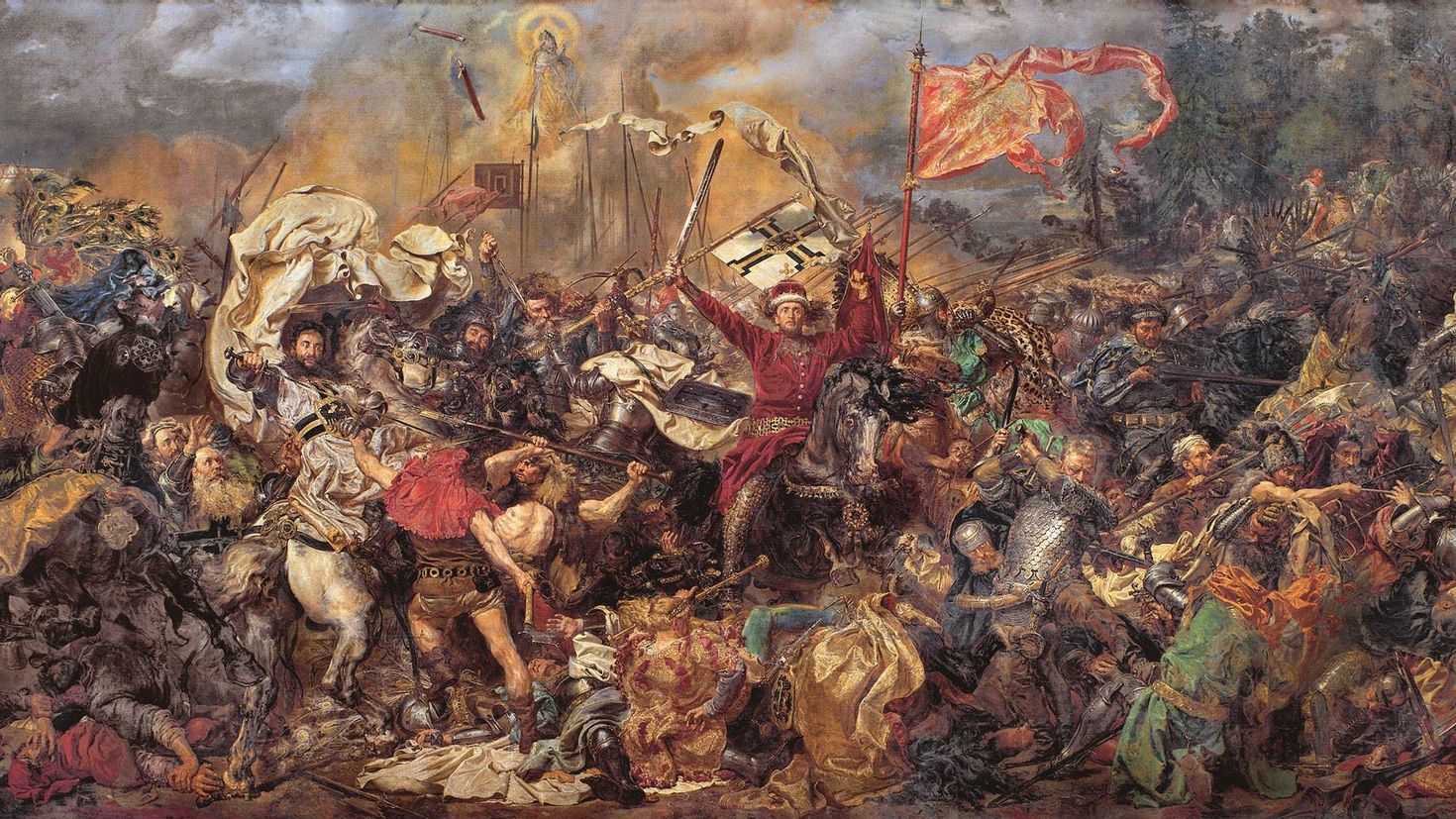 Грюнвальдская битва события. Грюнвальдская битва Матейко. Грюнвальдская битва 1410. Грюнвальдская битва 1410 Матейко.