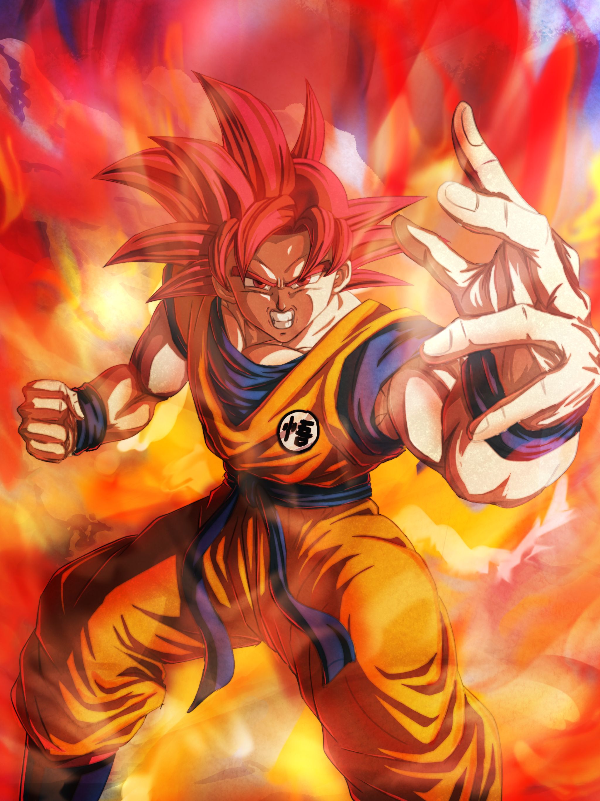 Super Saiyan God Goku Super Saiyan God HD wallpaper  Pxfuel