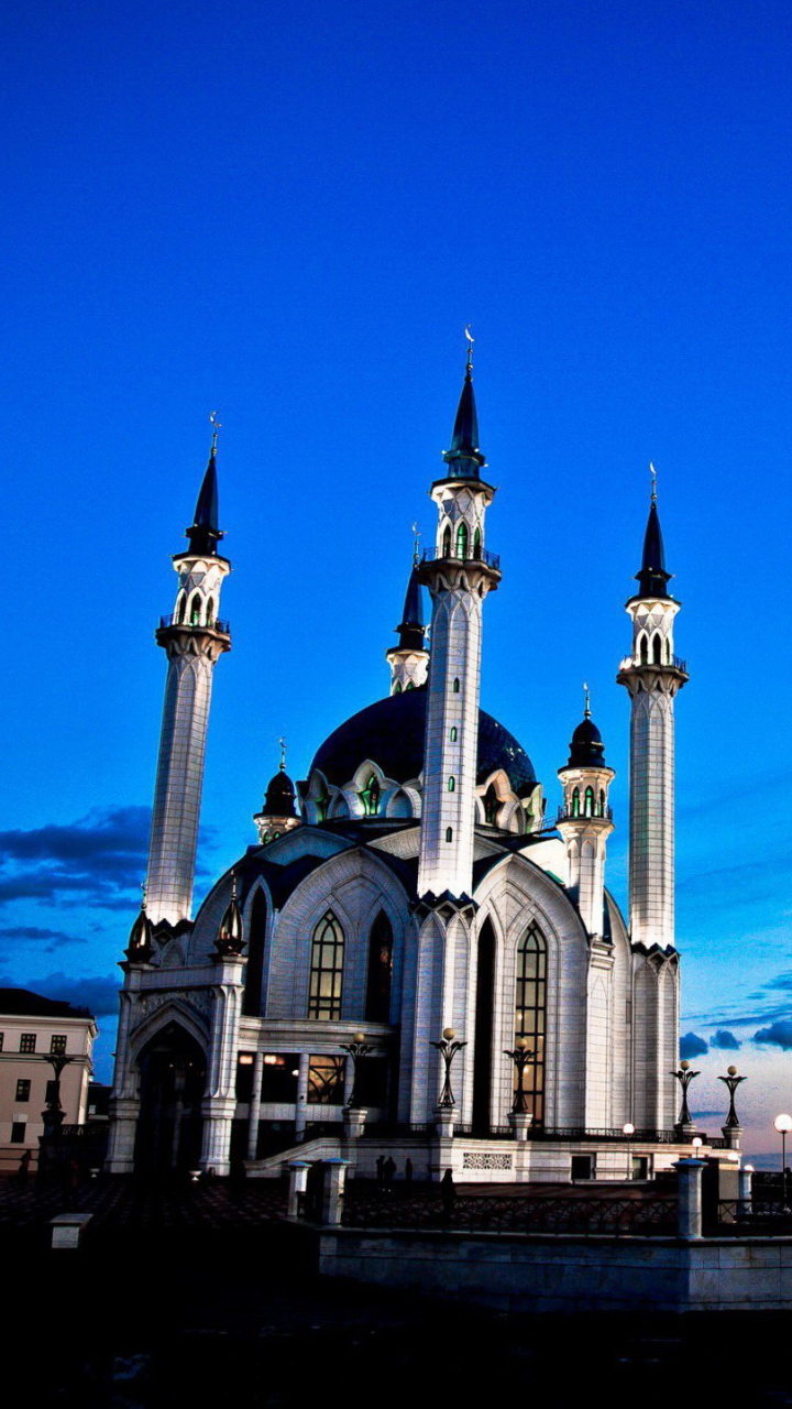 religious, qolşärif mosque, kazan, russia, mosque, mosques