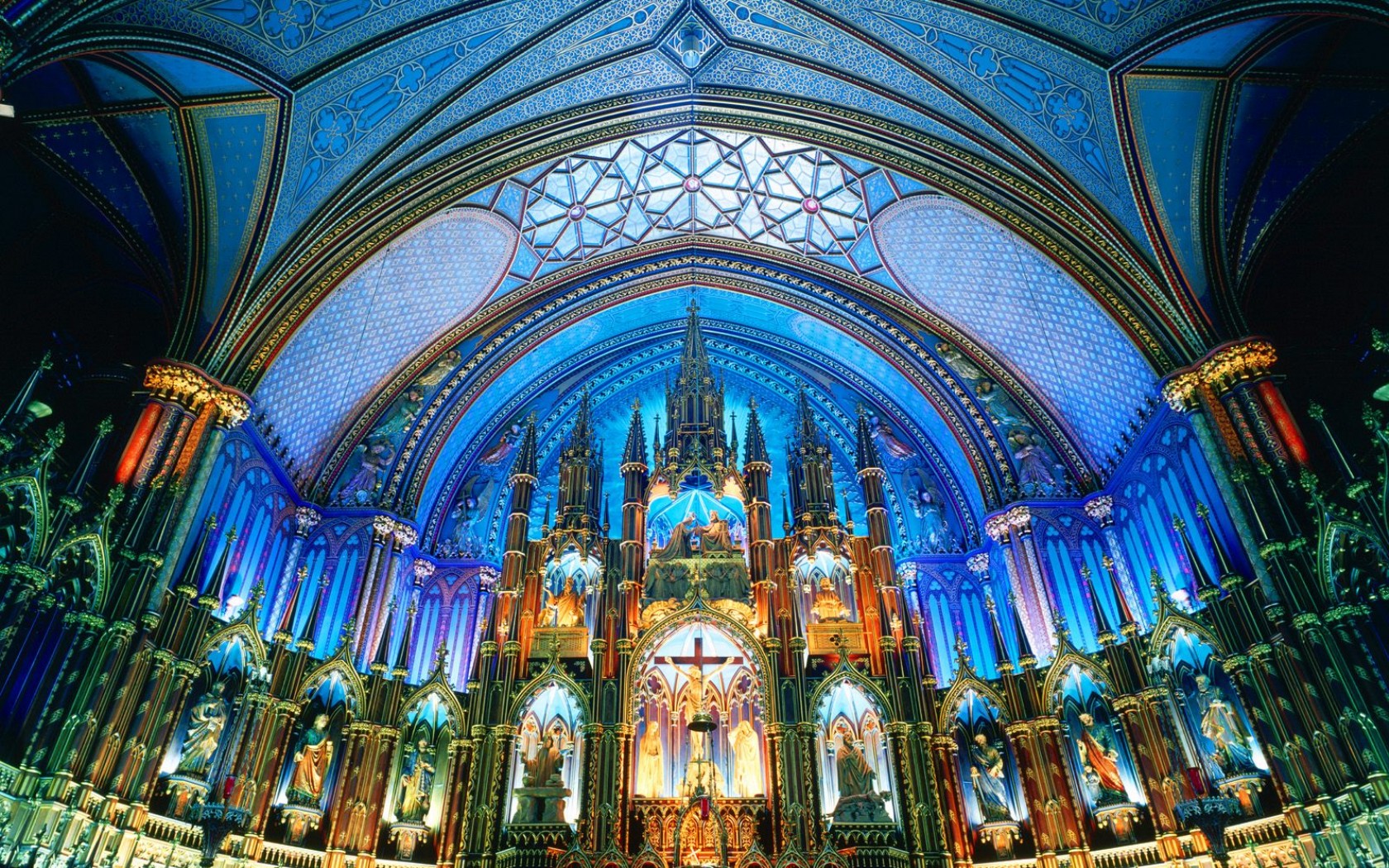 1435570 baixar papel de parede religioso, basílica de notre dame (montreal) - protetores de tela e imagens gratuitamente